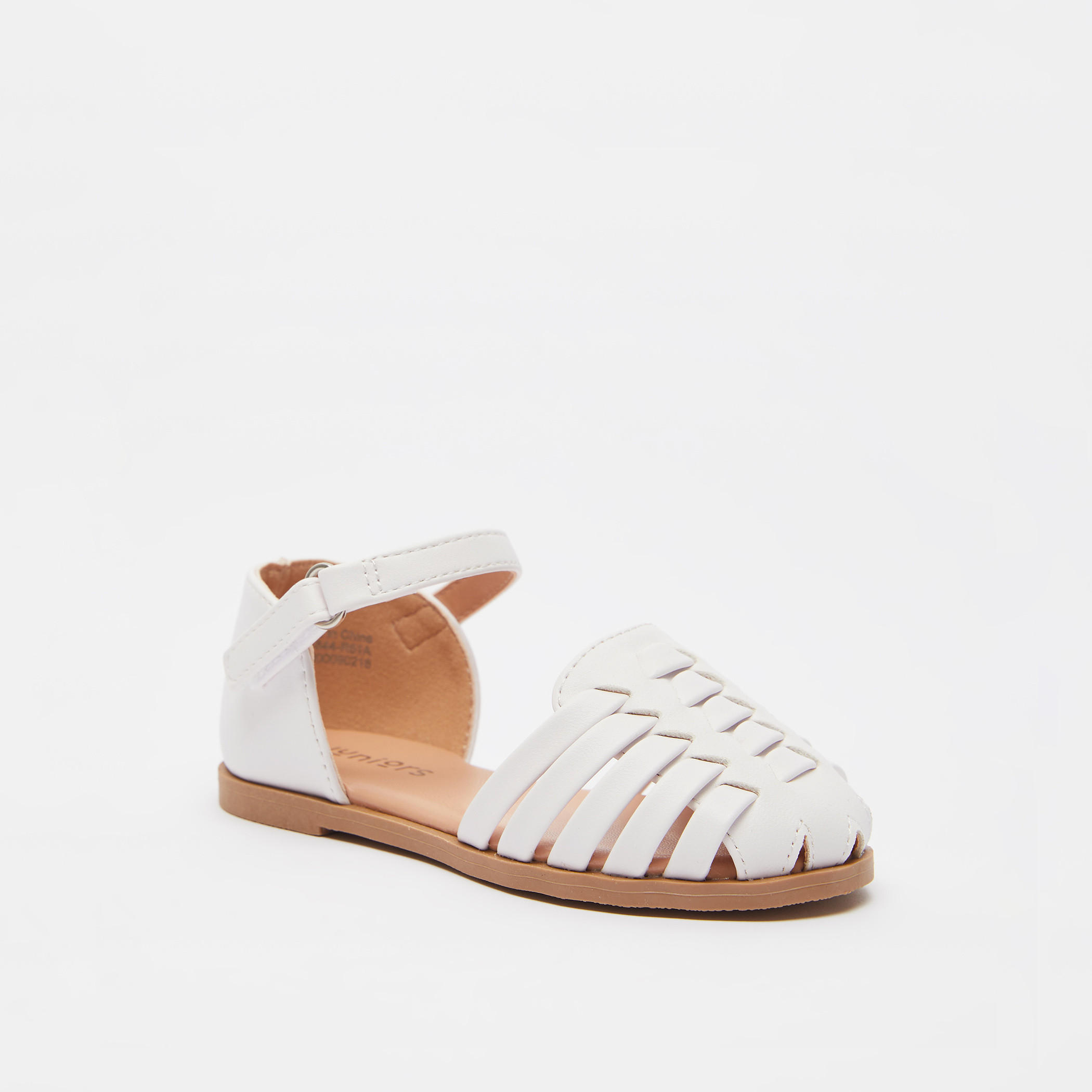 صندل مسطح بشريط إغلاق لاصق من جونيورز-girls-shoes-sandals-image-1