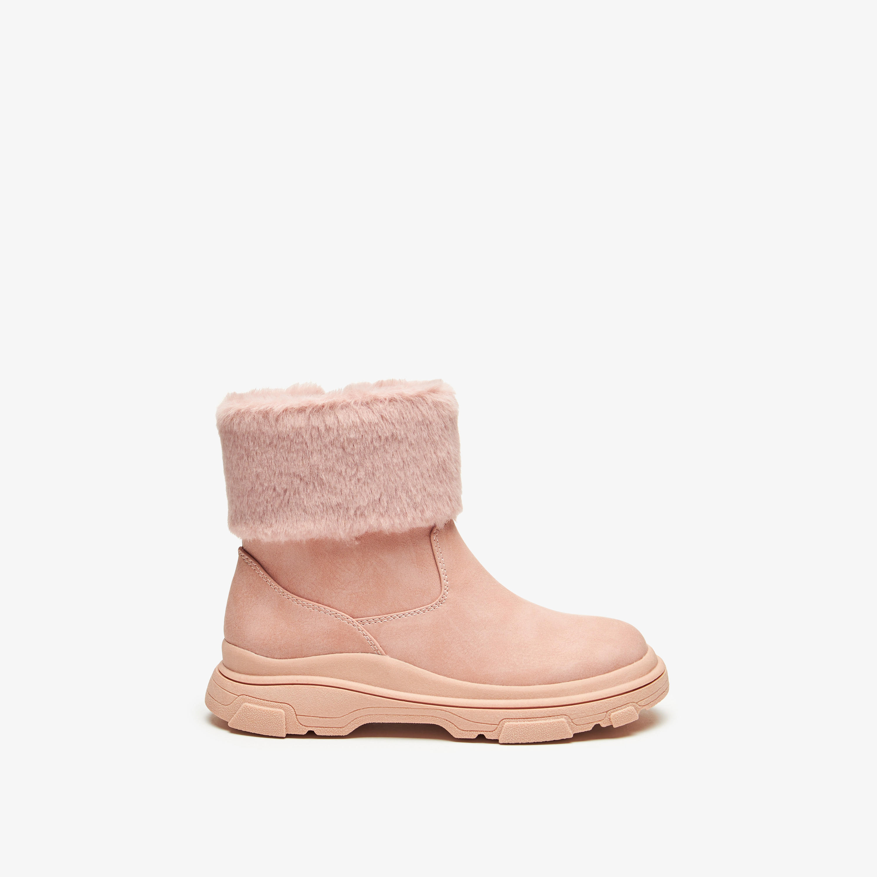 Little Missy High Cut Boots with Zip Closure-girls-shoes-boots-image-1