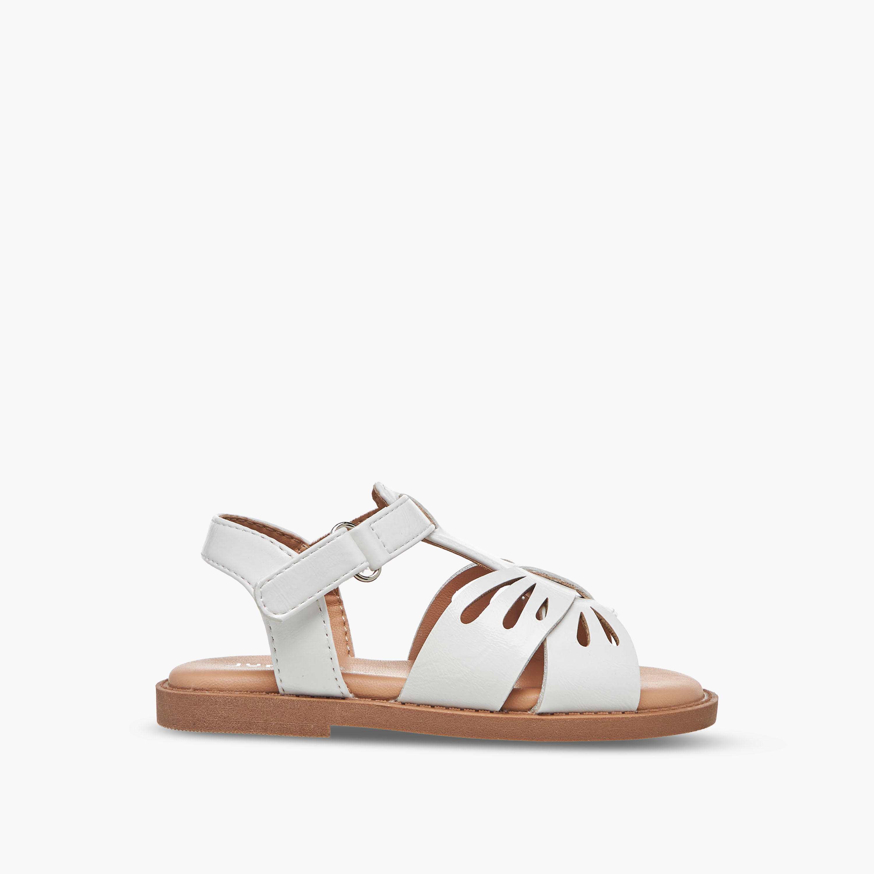 Juniors Girls Hook and Loop Strap Sandals-girls-shoes-sandals-image-2