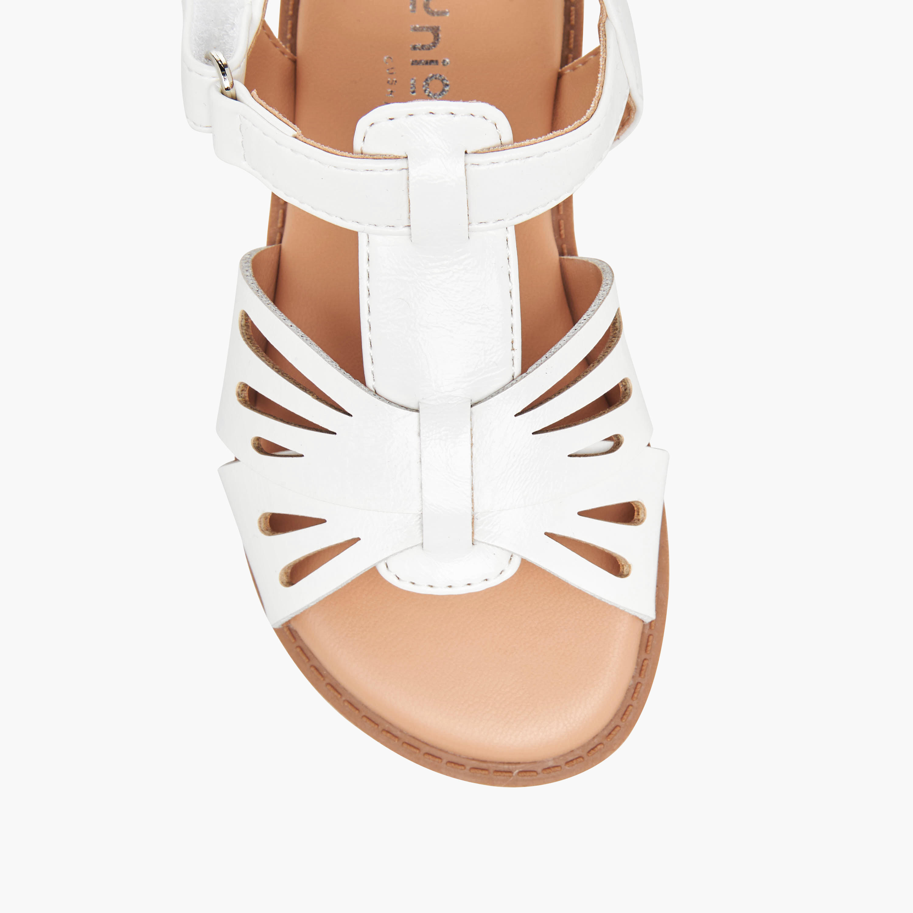 Juniors Girls Hook and Loop Strap Sandals-girls-shoes-sandals-image-3