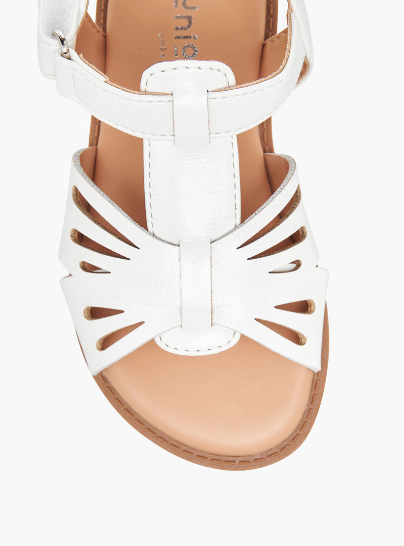 Juniors Girls Hook and Loop Strap Sandals-girls-shoes-sandals-image-3