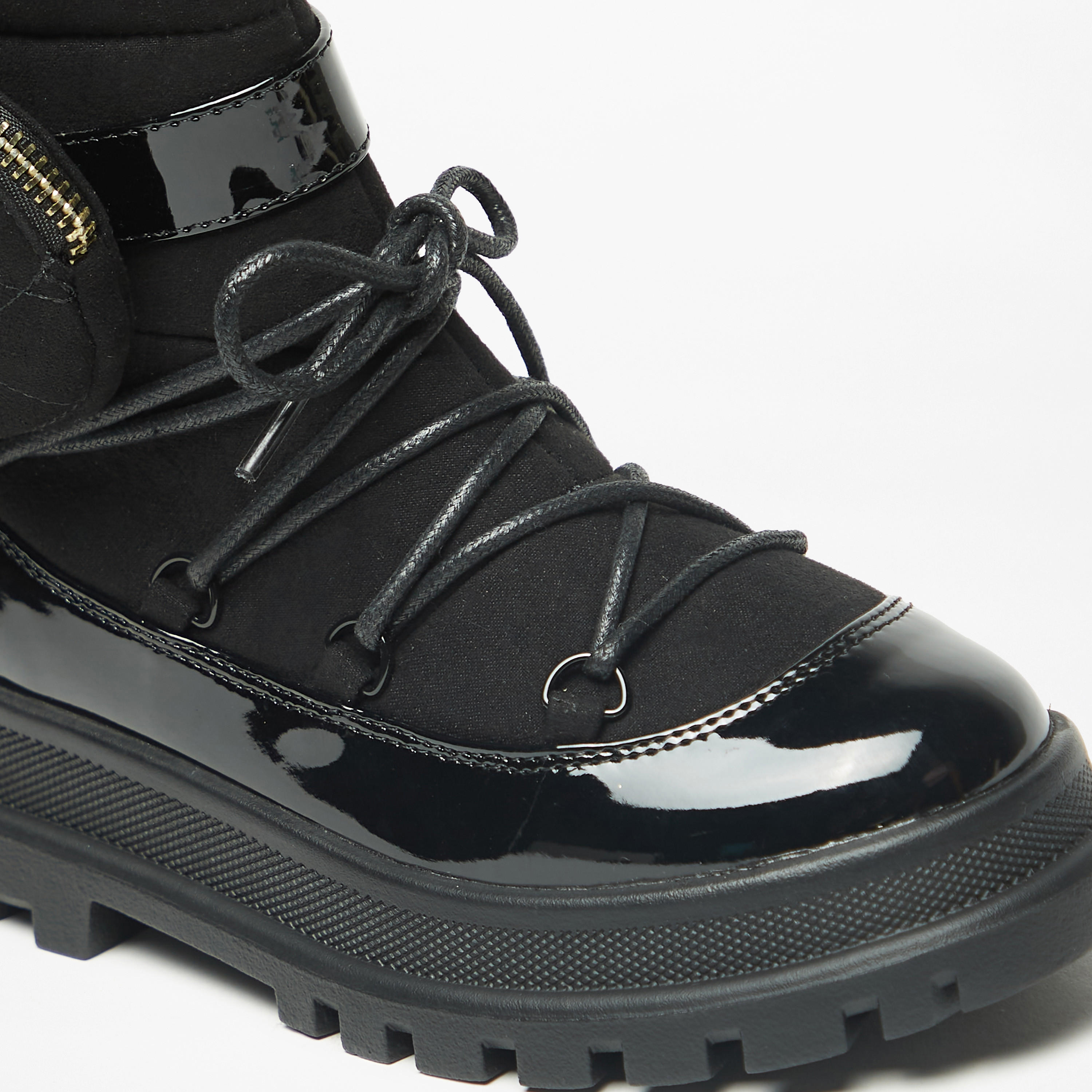 بوت بألواح وسحاب إغلاق مع شنطة صغيرة من ليتل ميسي-girls-shoes-boots-image-5