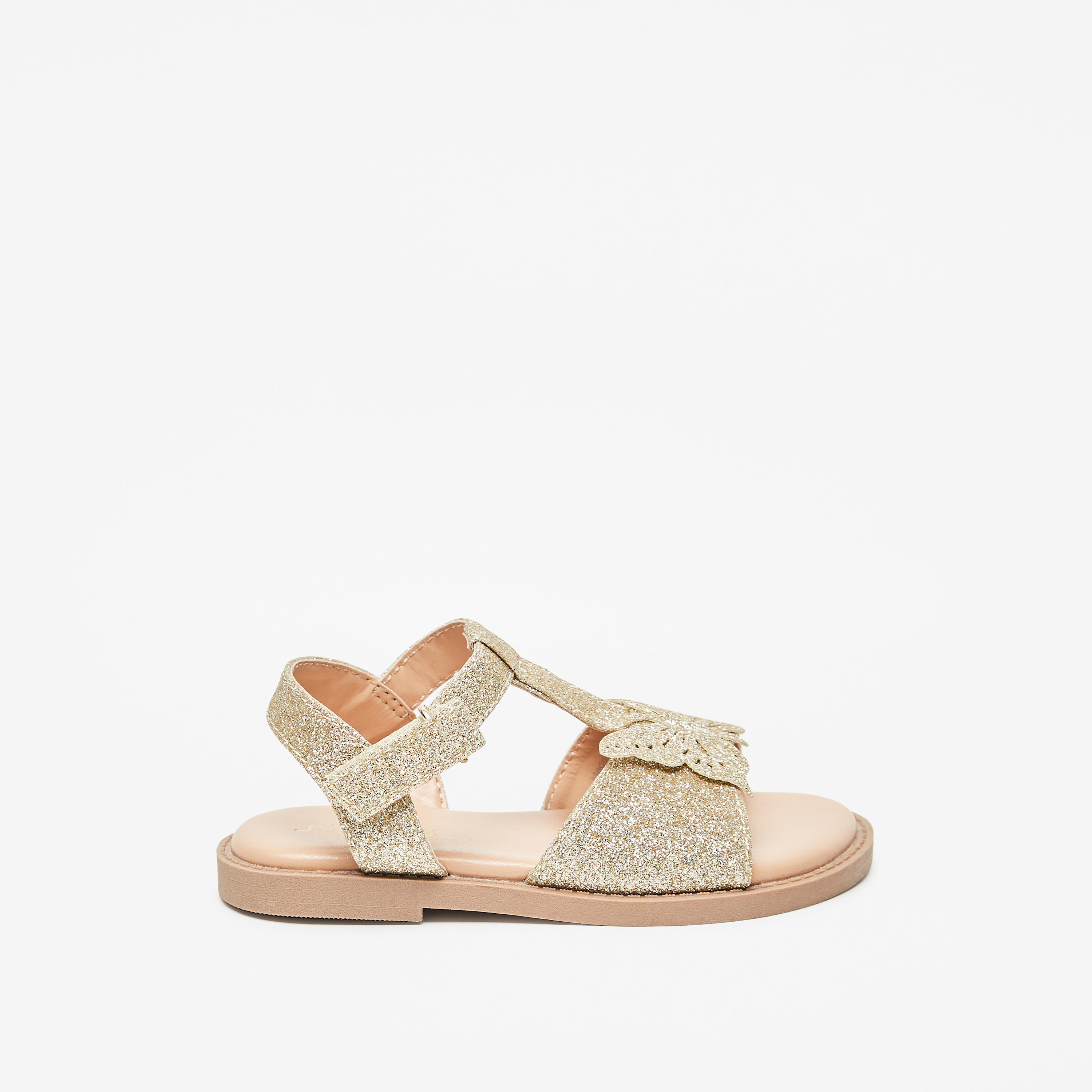 صندل بشريط إغلاق وزخارف فراشة من جونيورز-girls-shoes-sandals-image-13