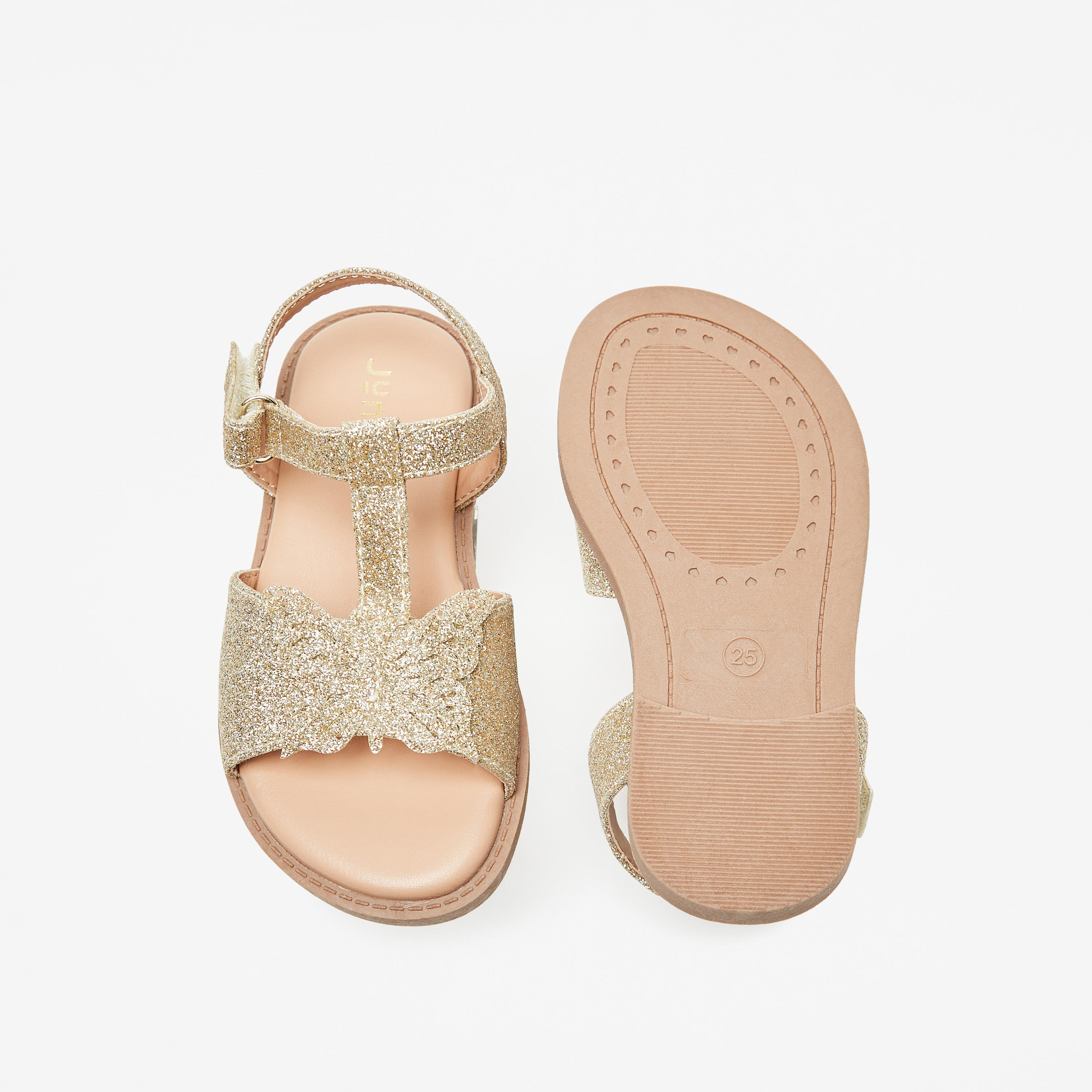 صندل بشريط إغلاق وزخارف فراشة من جونيورز-girls-shoes-sandals-image-14