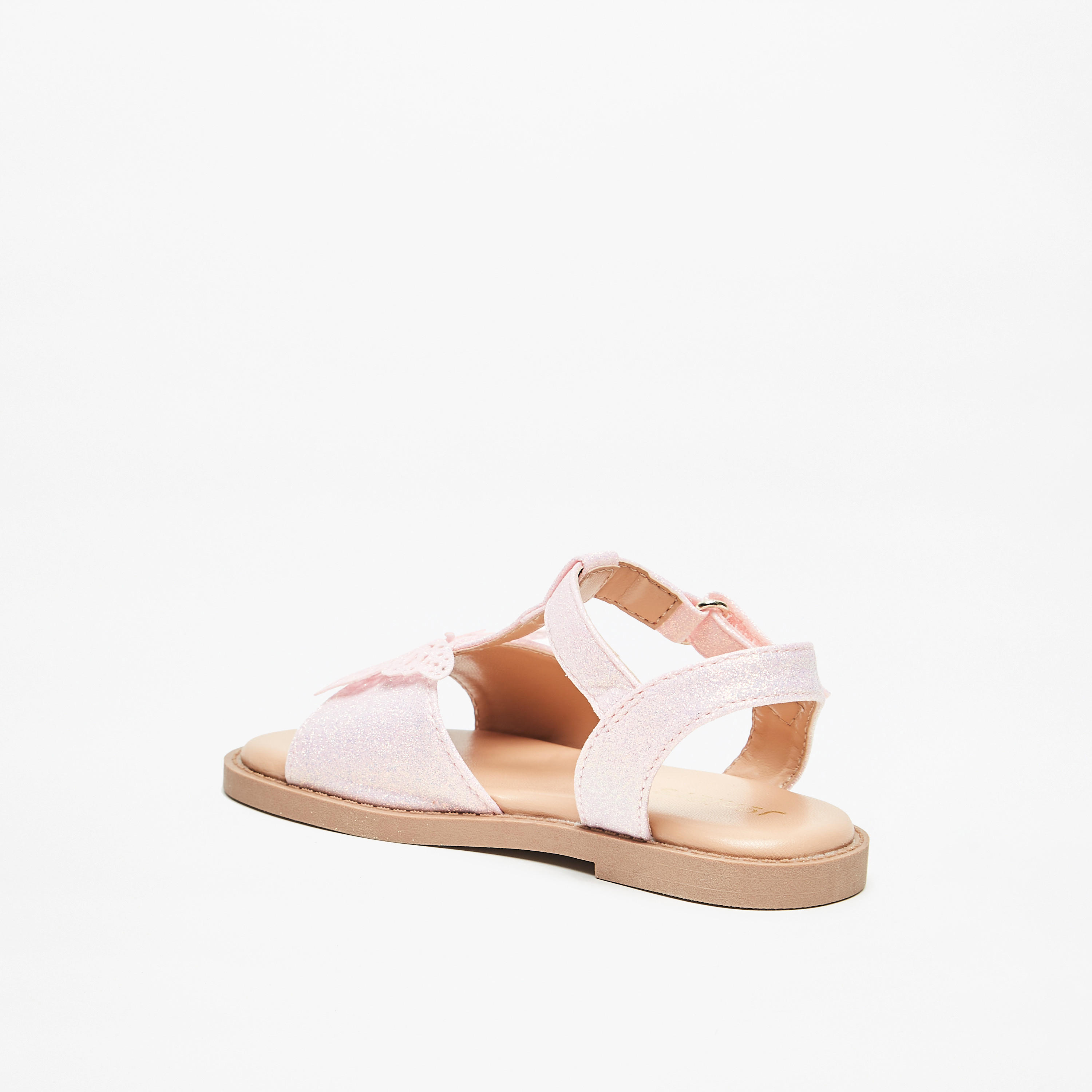 صندل بشريط إغلاق وزخارف فراشة من جونيورز-girls-shoes-sandals-image-7
