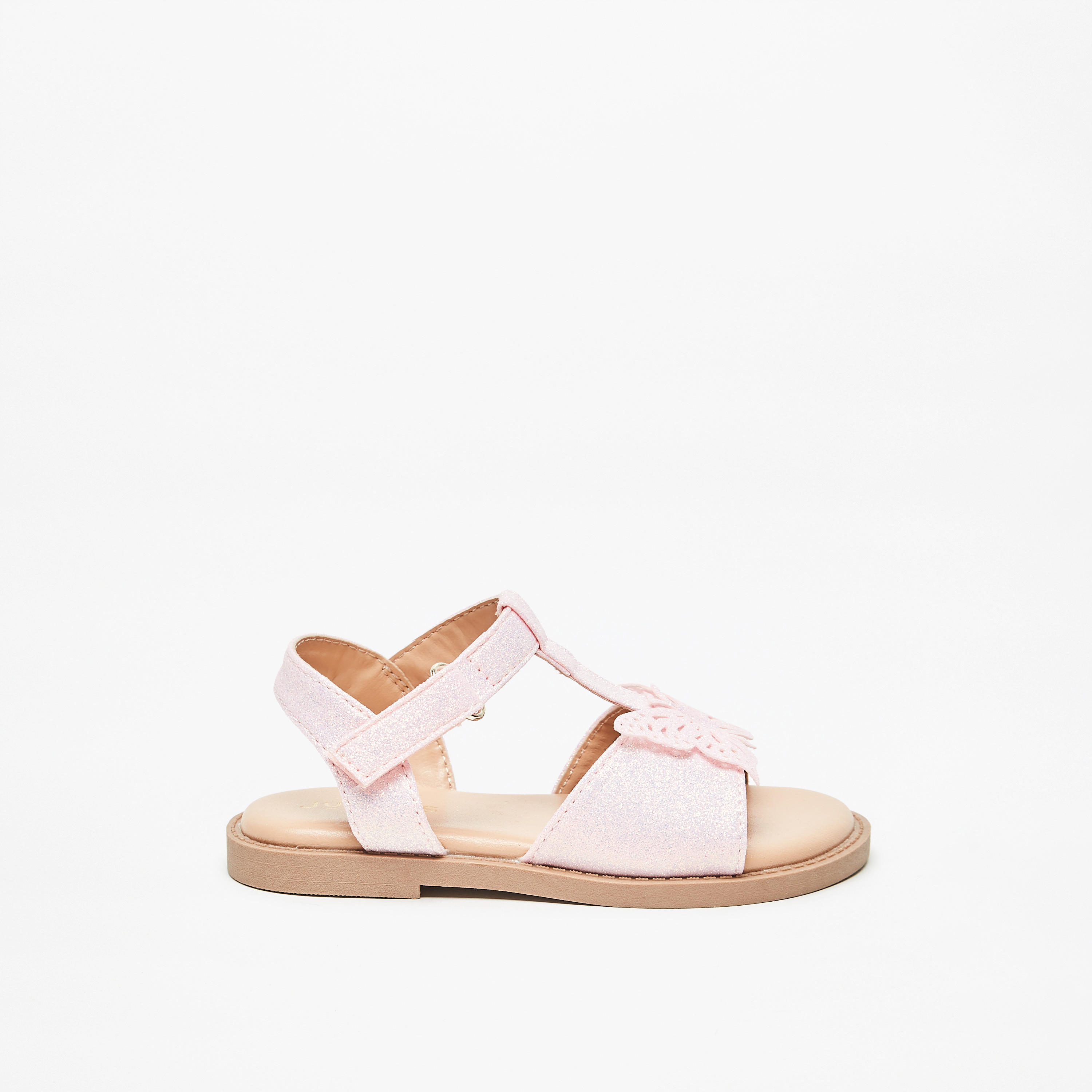 صندل بشريط إغلاق وزخارف فراشة من جونيورز-girls-shoes-sandals-image-8