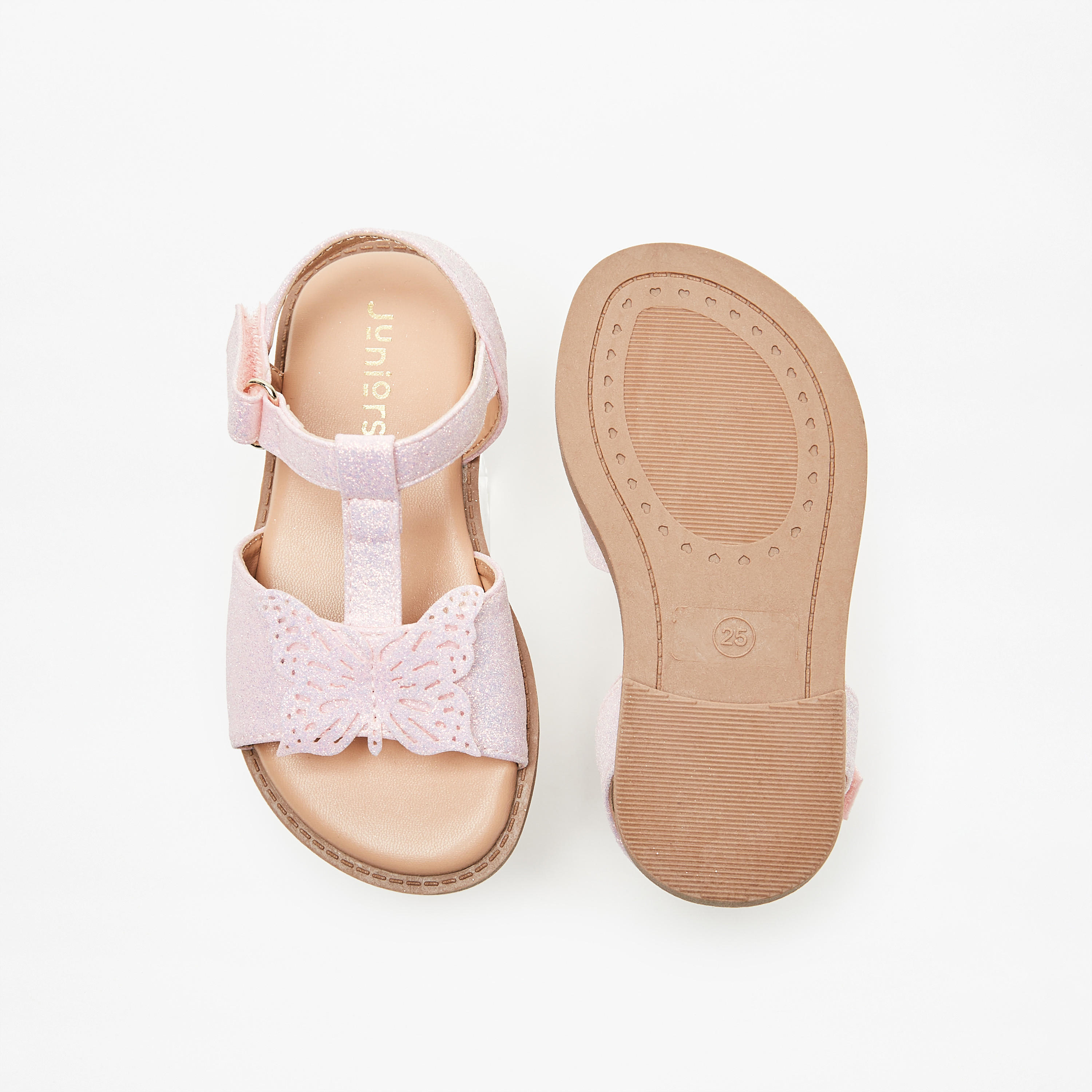 صندل بشريط إغلاق وزخارف فراشة من جونيورز-girls-shoes-sandals-image-9