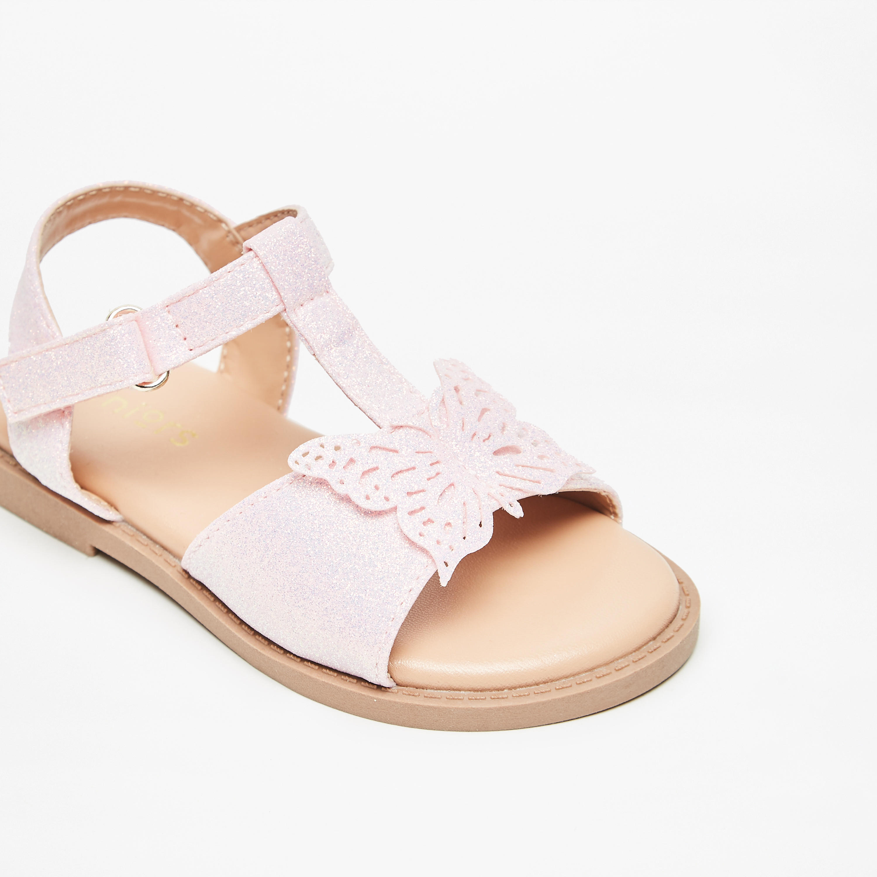 صندل بشريط إغلاق وزخارف فراشة من جونيورز-girls-shoes-sandals-image-10