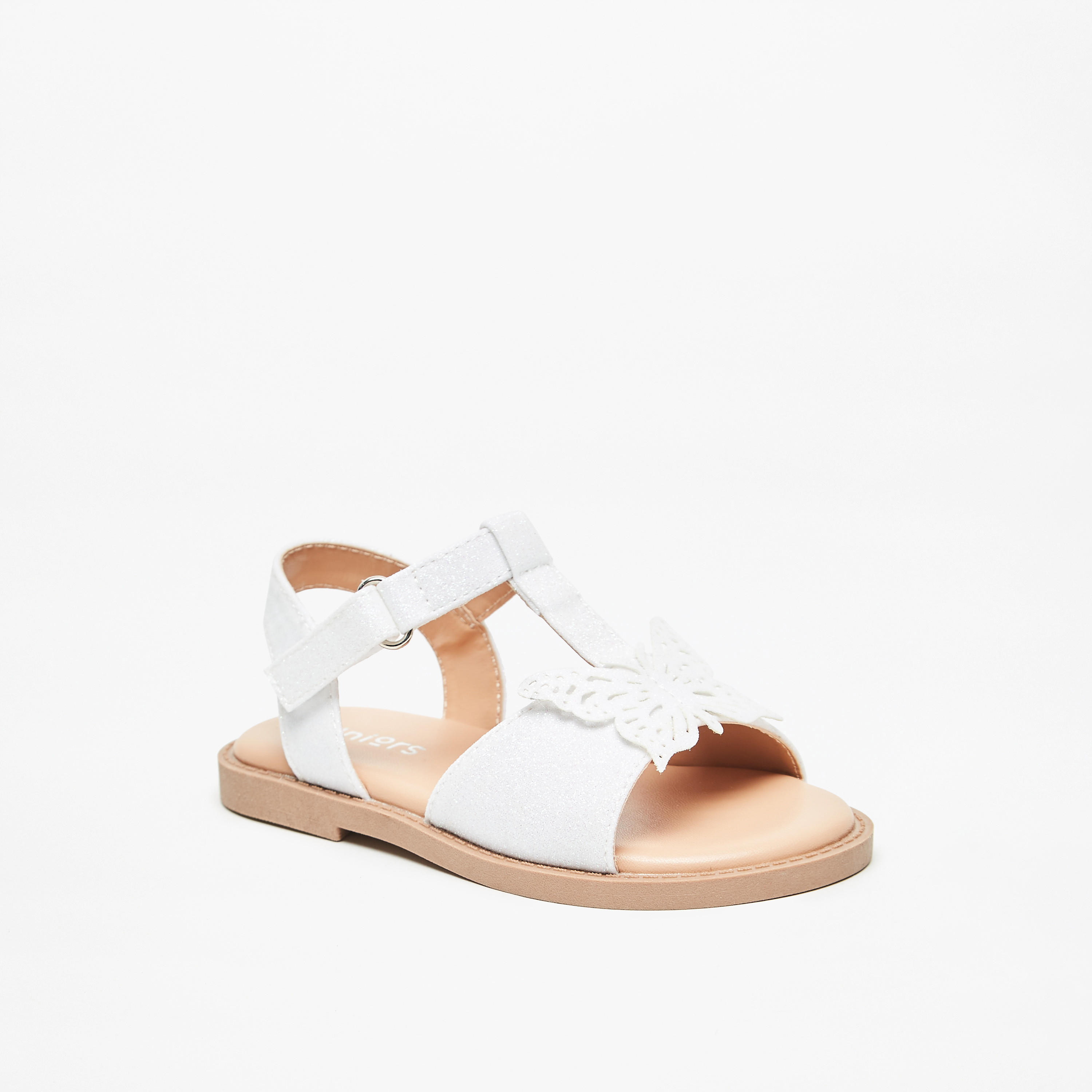 صندل بشريط إغلاق وزخارف فراشة من جونيورز-girls-shoes-sandals-image-1
