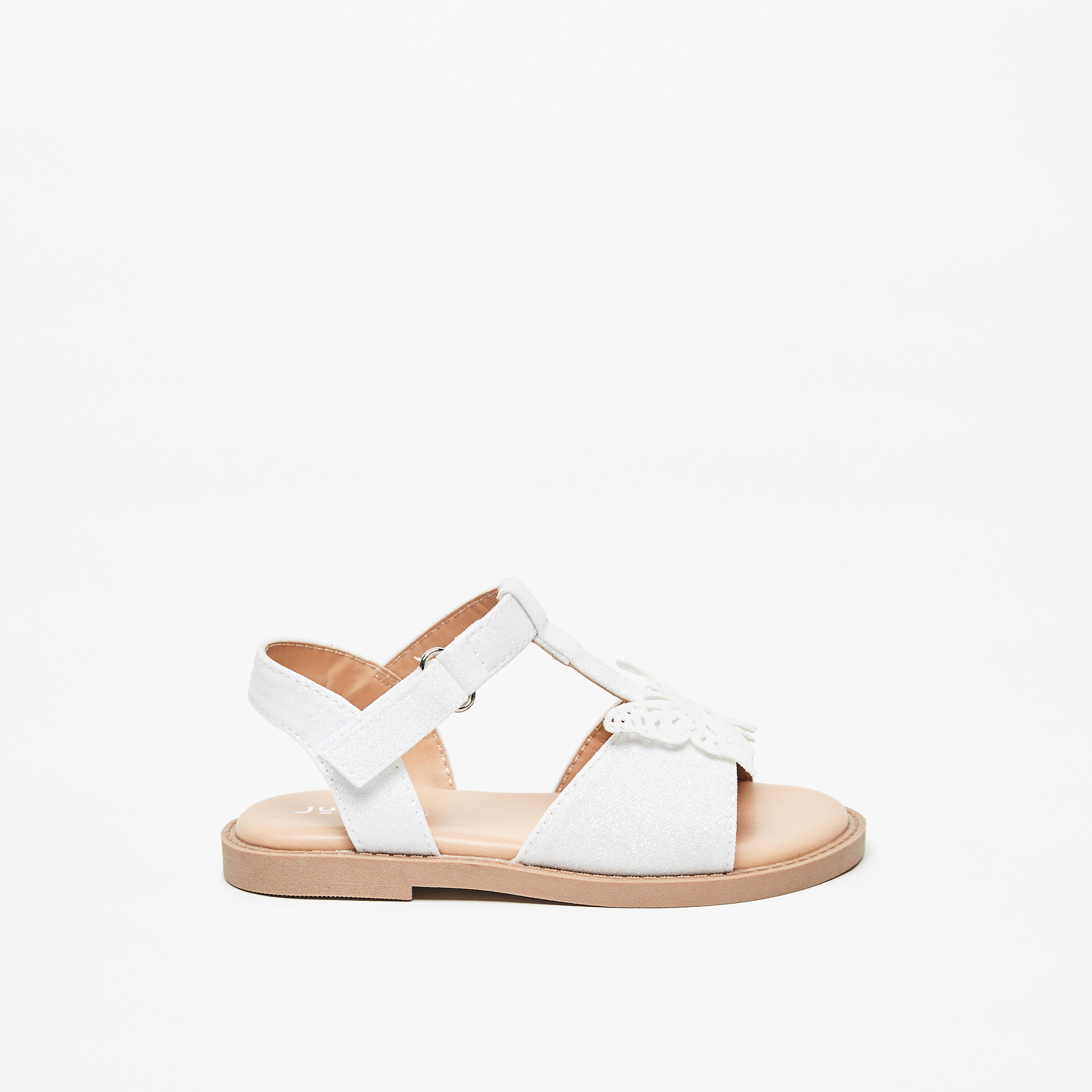 صندل بشريط إغلاق وزخارف فراشة من جونيورز-girls-shoes-sandals-image-3