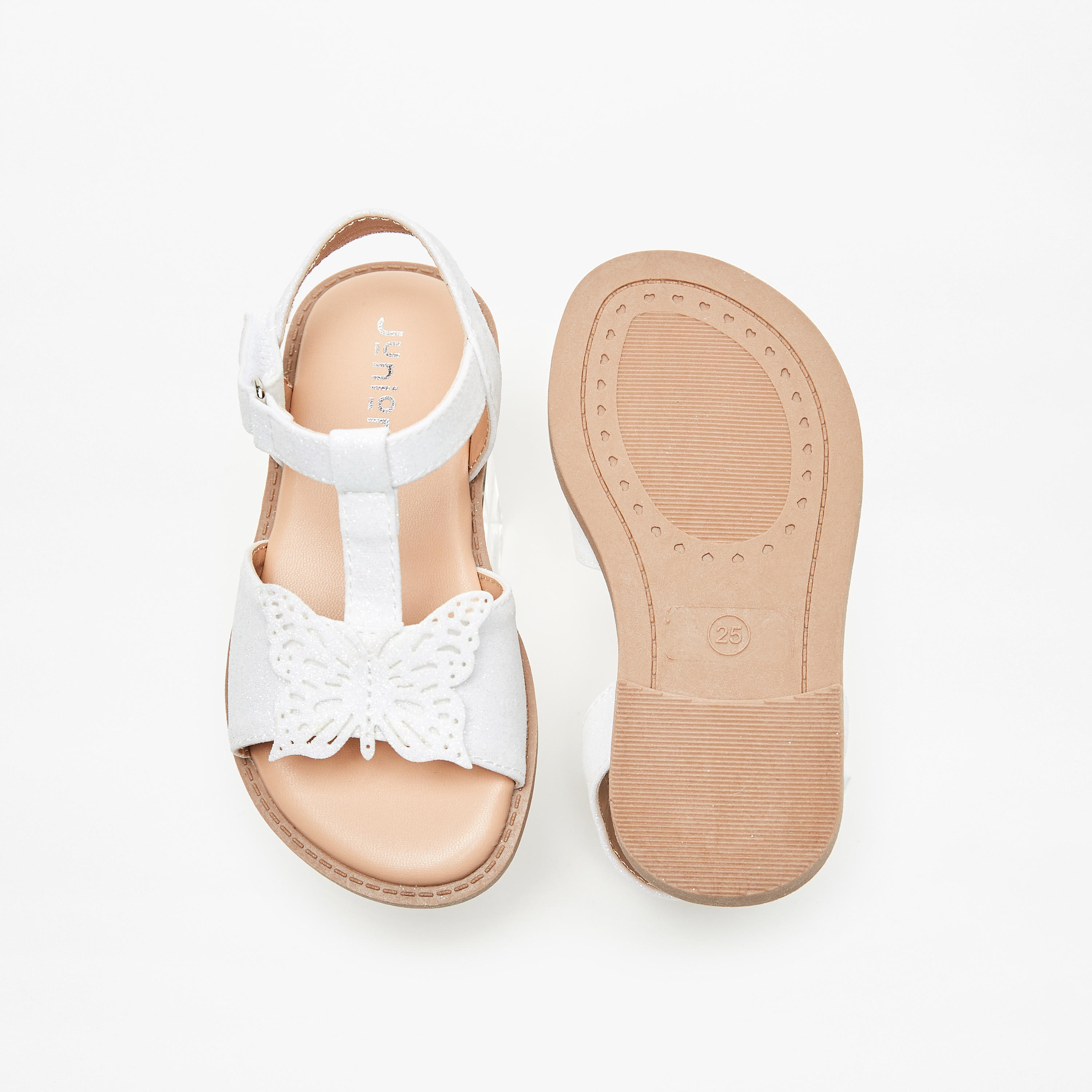صندل بشريط إغلاق وزخارف فراشة من جونيورز-girls-shoes-sandals-image-4