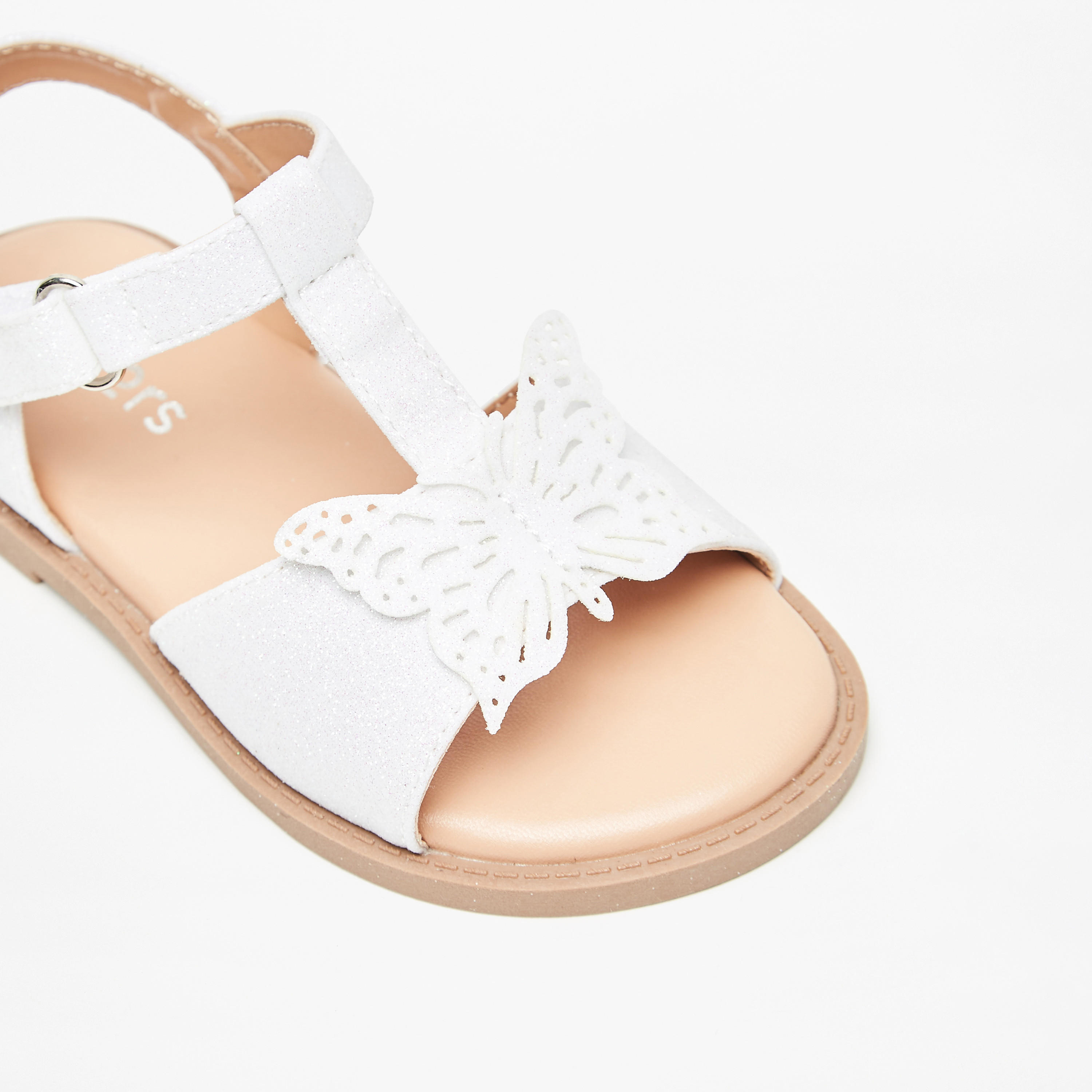 صندل بشريط إغلاق وزخارف فراشة من جونيورز-girls-shoes-sandals-image-5