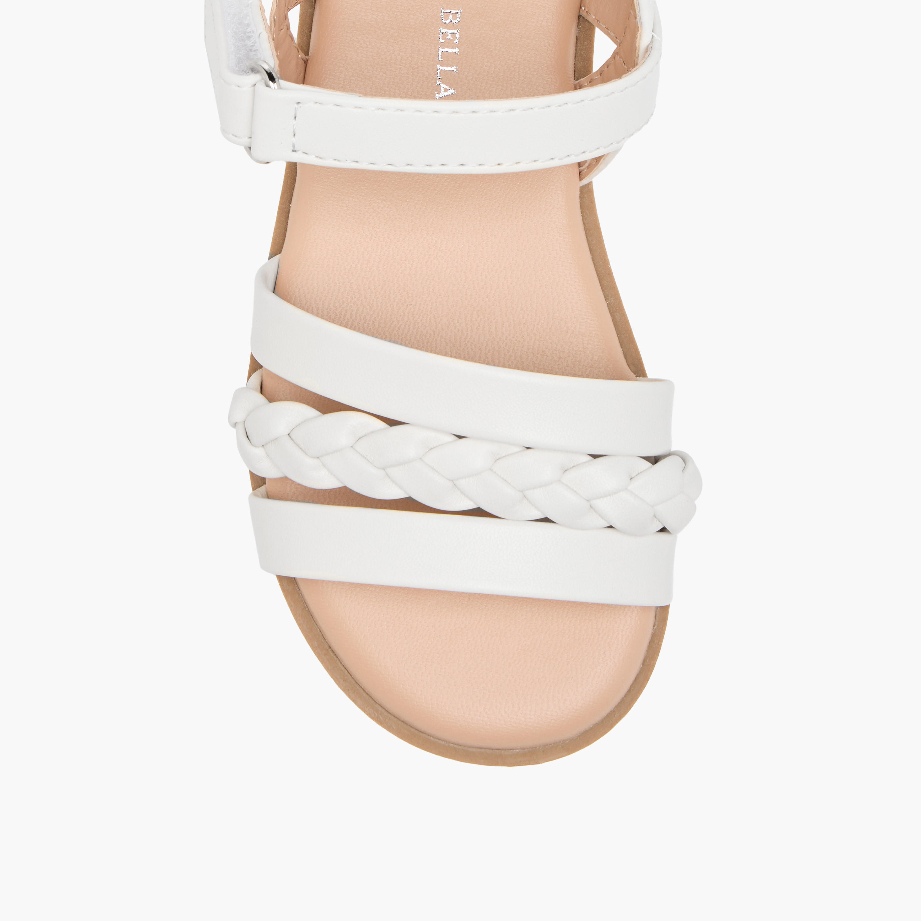 Flora Bella Braided Sandals with Hook and Loop Closure-girls-shoes-sandals-image-3