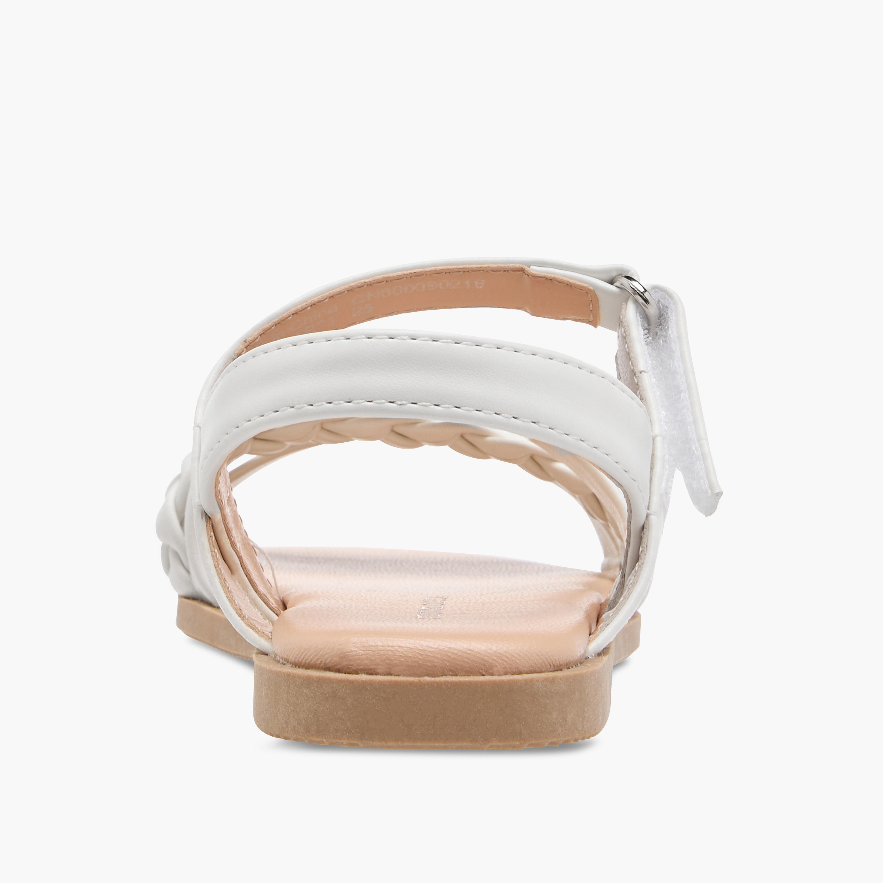 Flora Bella Braided Sandals with Hook and Loop Closure-girls-shoes-sandals-image-4