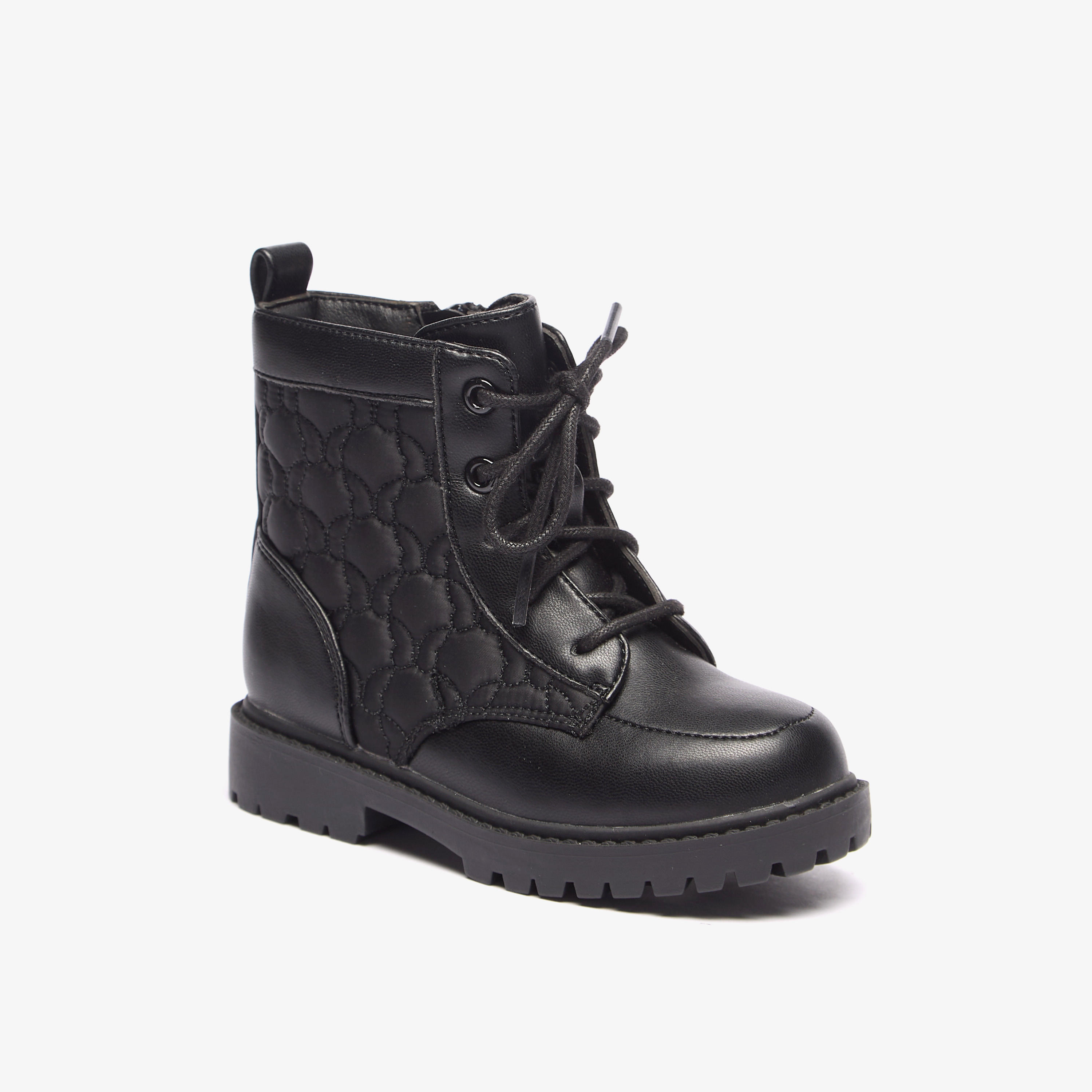 بوت مبطّن بِرقبة عالية ورِباط إغلاق من فلورا بيلا-girls-shoes-boots-image-6