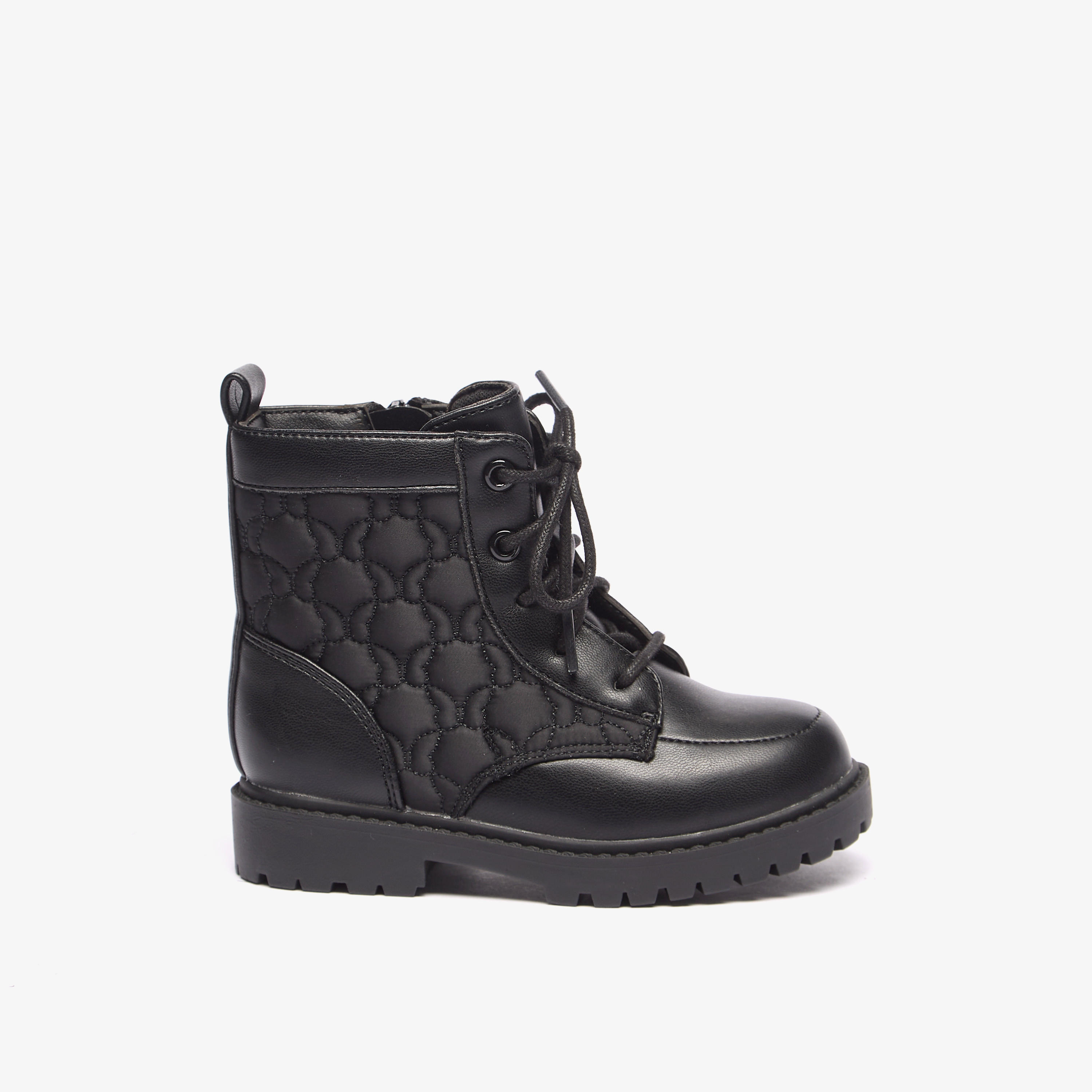 بوت مبطّن بِرقبة عالية ورِباط إغلاق من فلورا بيلا-girls-shoes-boots-image-8