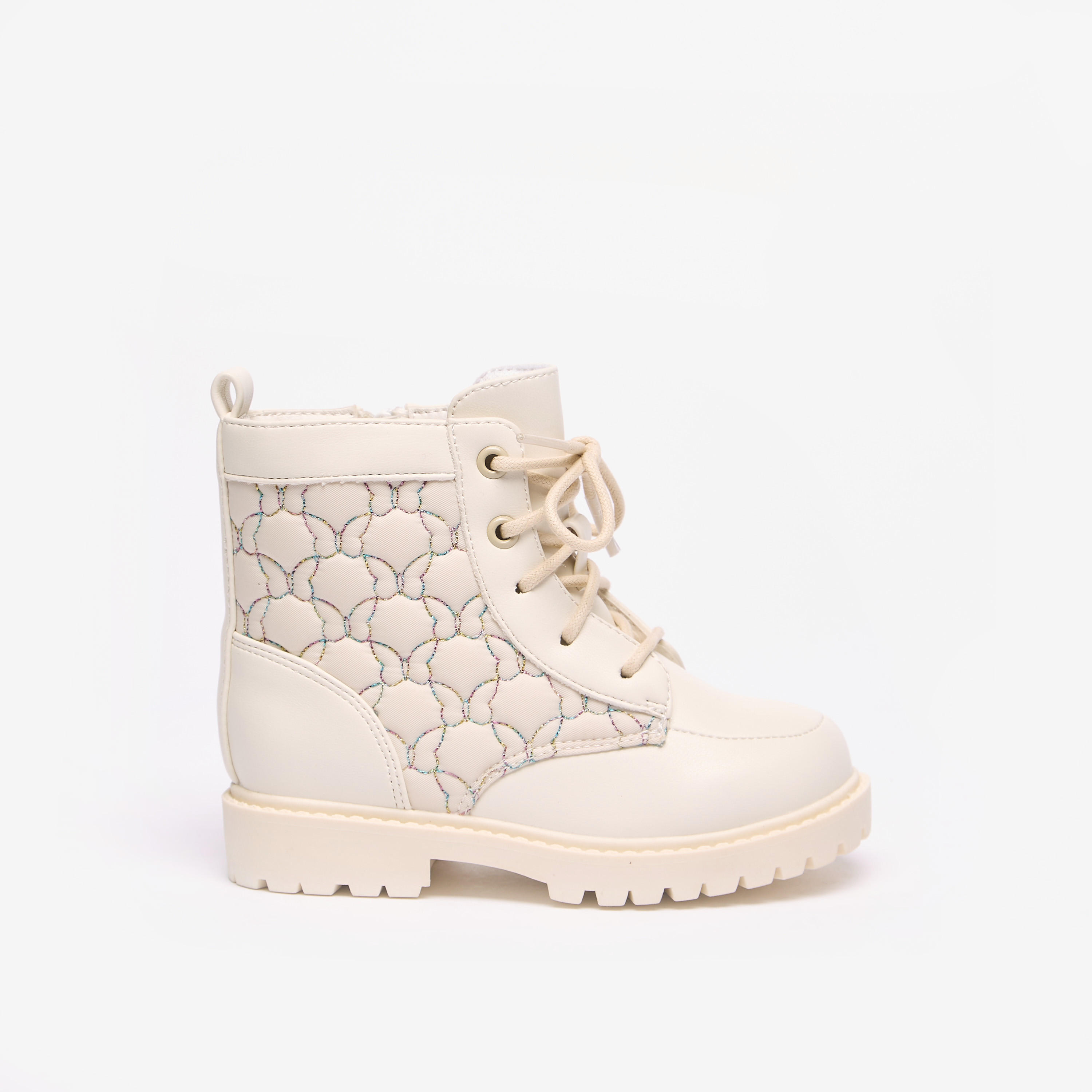 بوت مبطّن بِرقبة عالية ورِباط إغلاق من فلورا بيلا-girls-shoes-boots-image-3