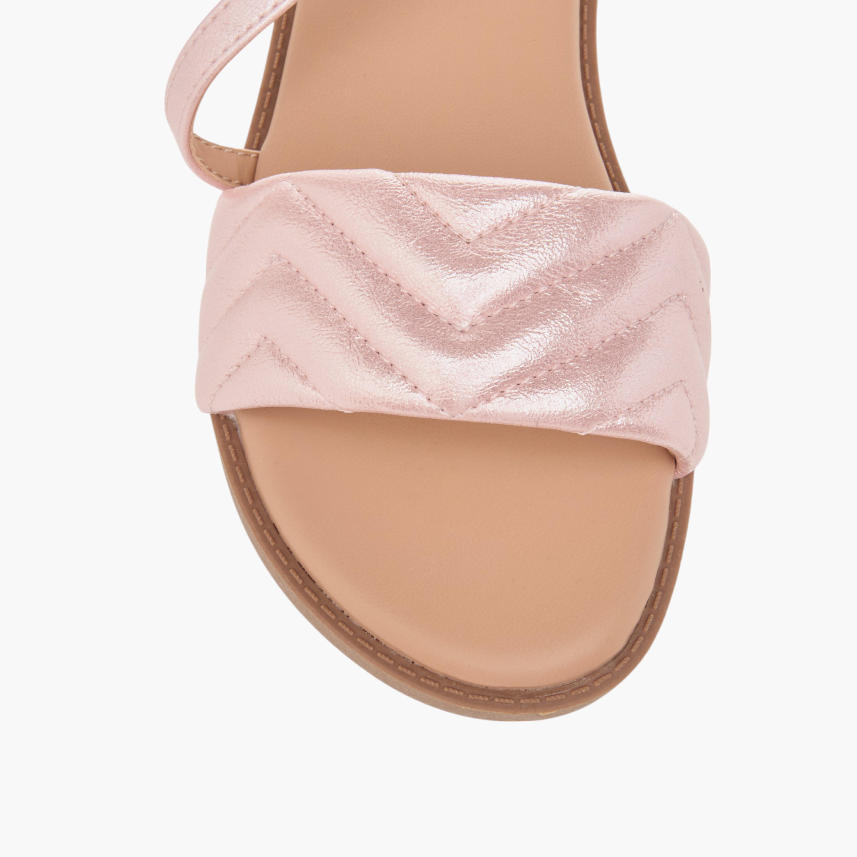 صندل مبطن بشريط إغلاق من ليتل ميسي-girls-shoes-sandals-image-3
