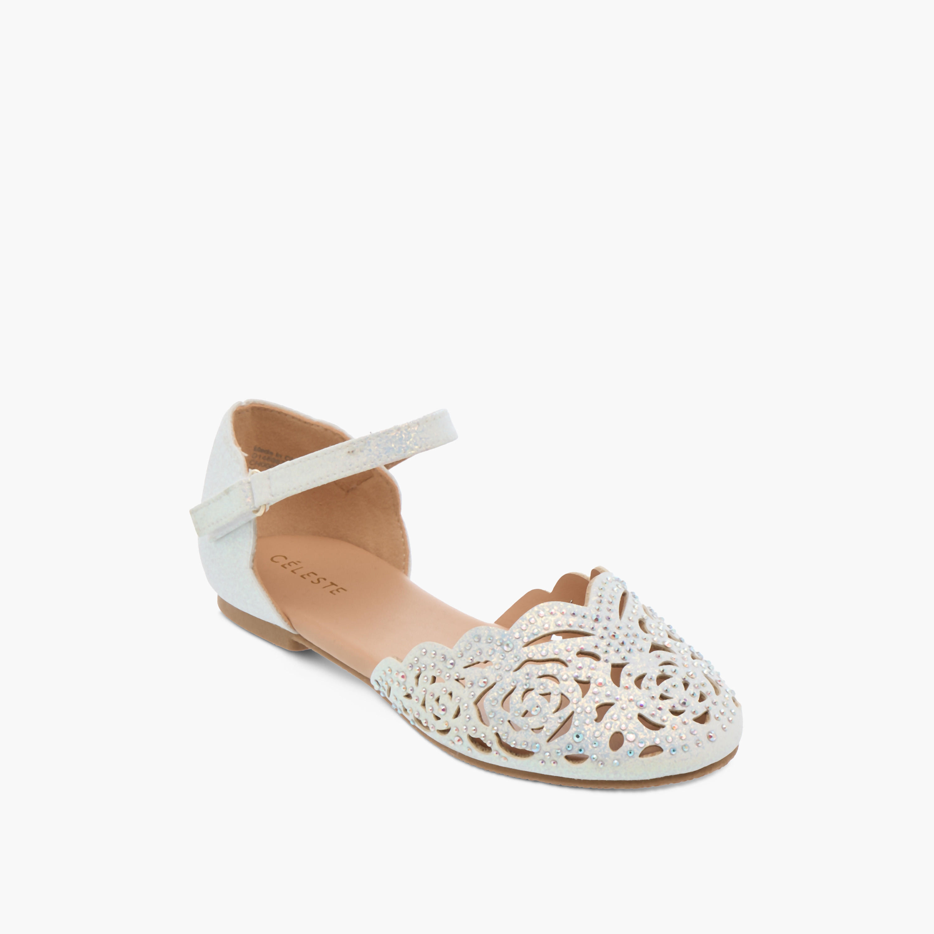حذاء باليرينا مزيّن بشريط إغلاق لاصق للبنات من سيليست-girls-shoes-sandals-image-4