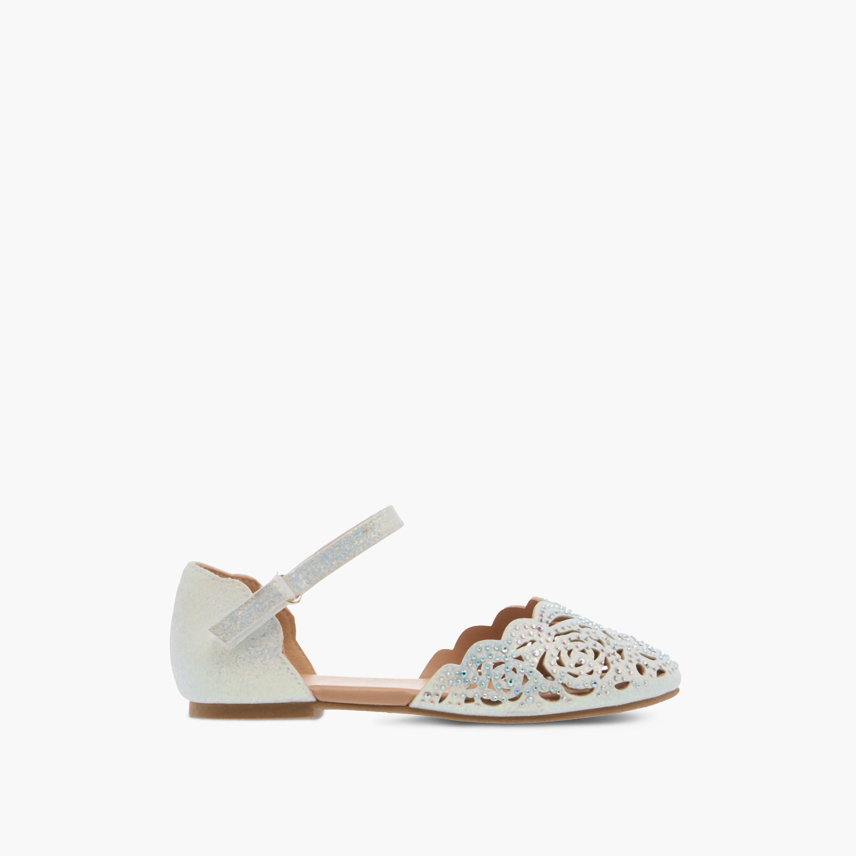 حذاء باليرينا مزيّن بشريط إغلاق لاصق للبنات من سيليست-girls-shoes-sandals-image-3
