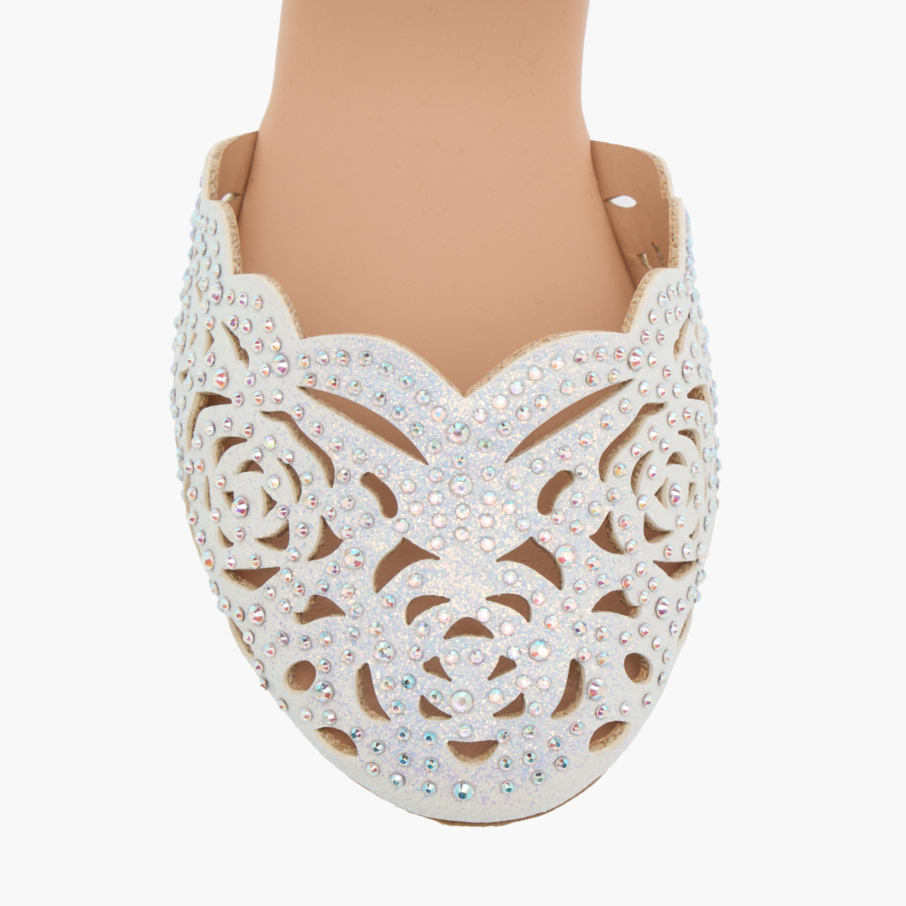 حذاء باليرينا مزيّن بشريط إغلاق لاصق للبنات من سيليست-girls-shoes-sandals-image-2