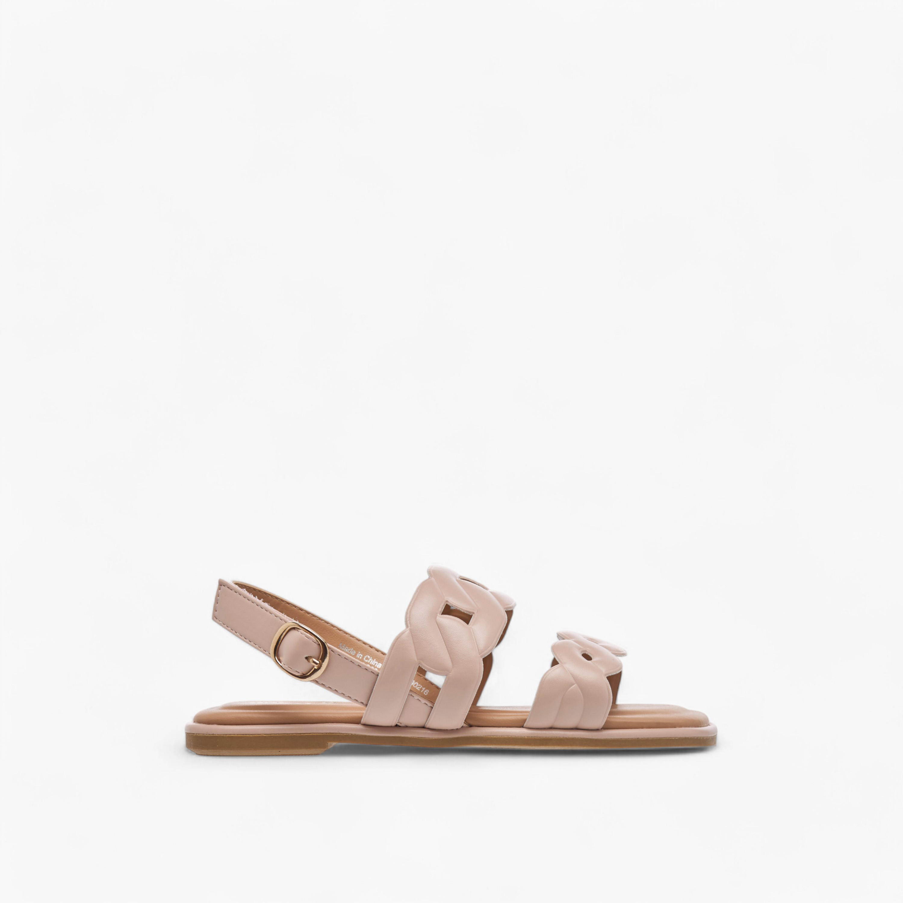 Little Missy Strappy Sandals with Hook and Loop Closure-girls-shoes-sandals-image-2