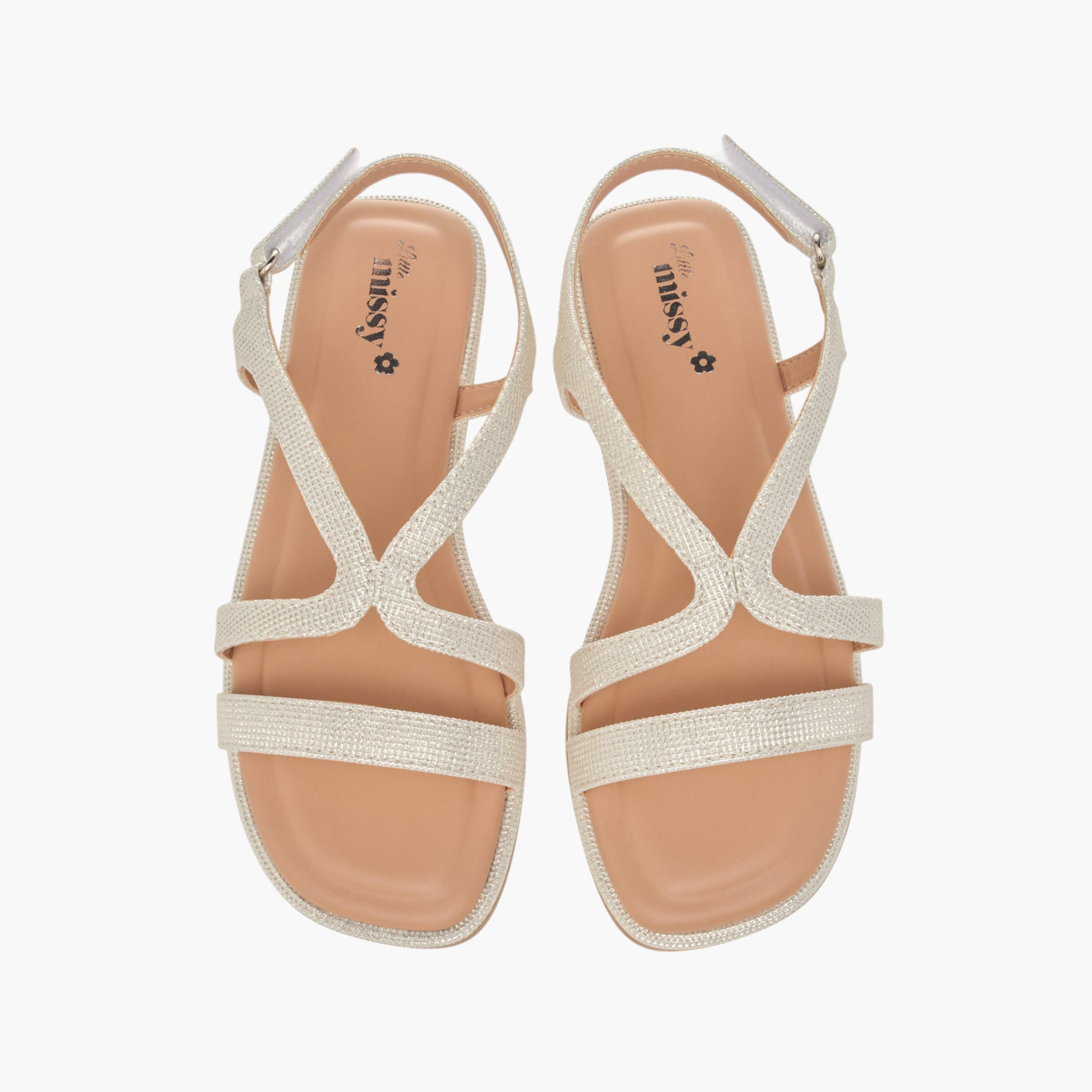 Little Missy Strappy Sandals with Hook and Loop Closure-girls-shoes-sandals-image-1