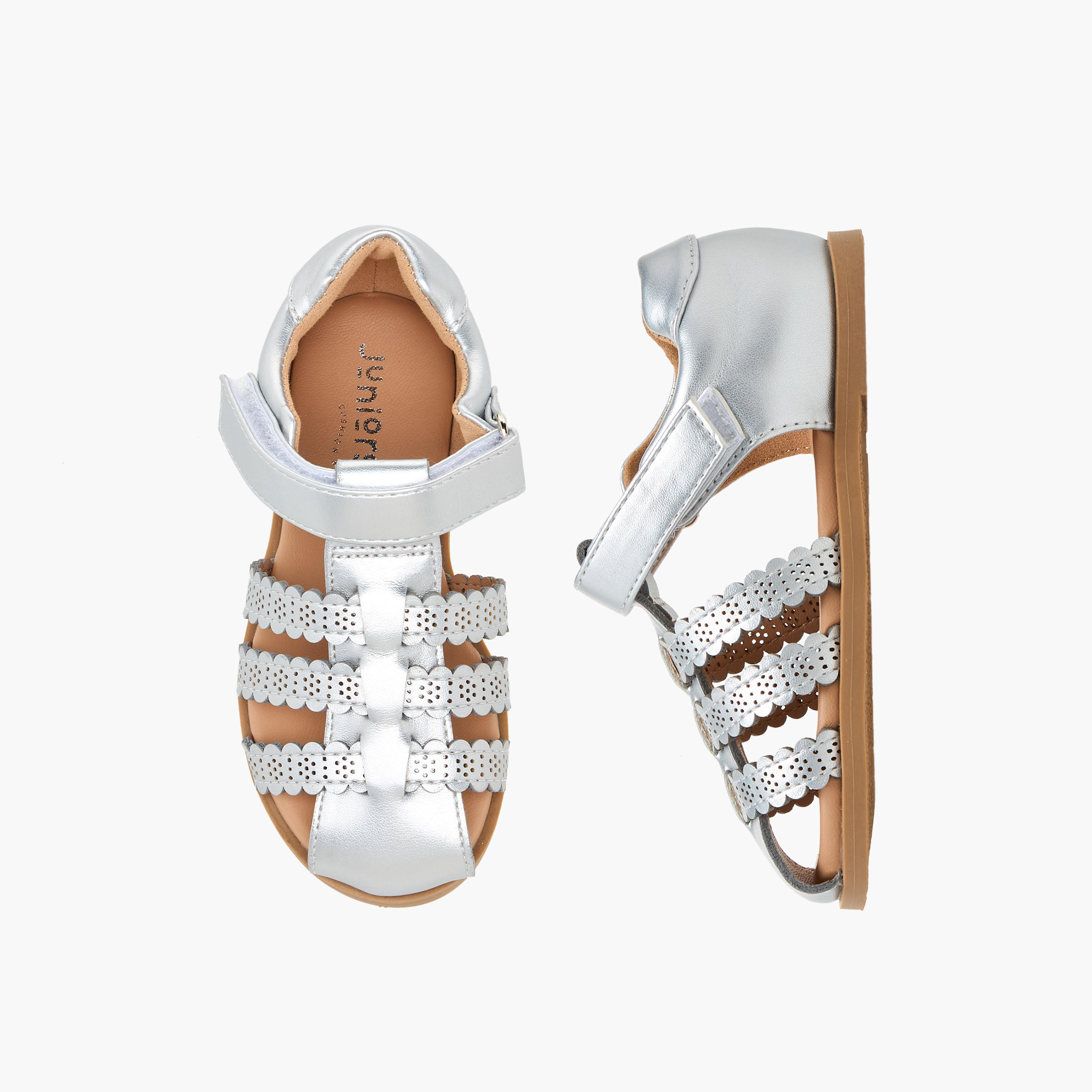 صندل بشريط إغلاق لاصق من جونيورز-girls-shoes-sandals-image-1