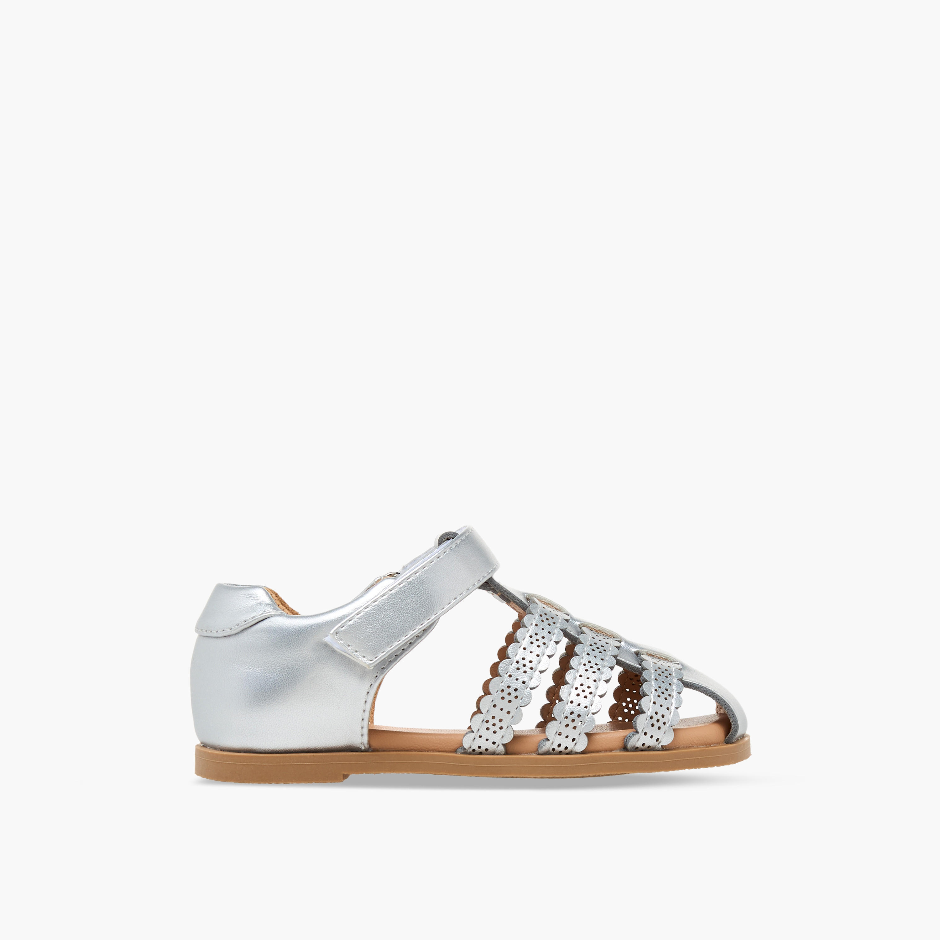 صندل بشريط إغلاق لاصق من جونيورز-girls-shoes-sandals-image-3