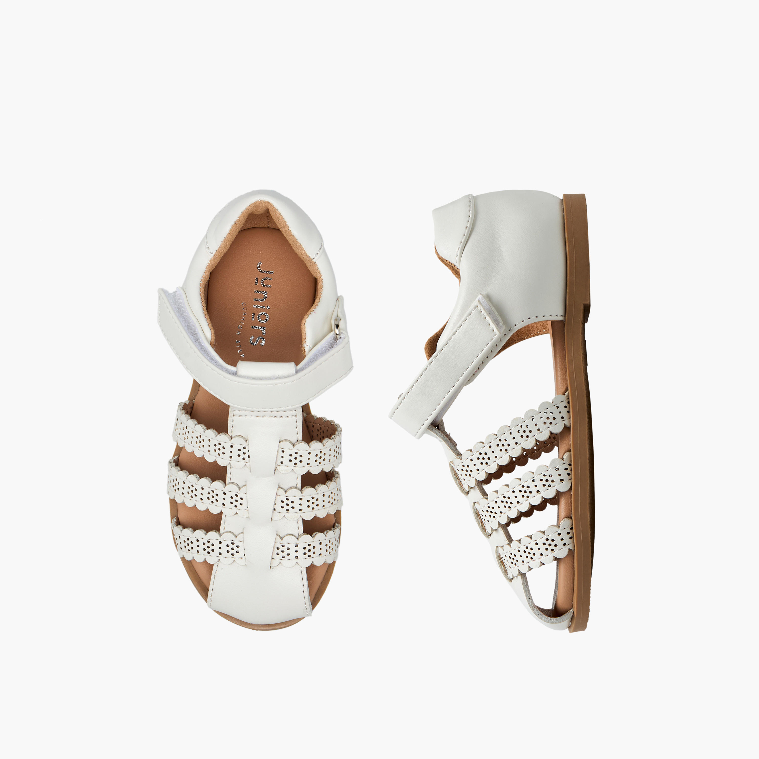 صندل بشريط إغلاق لاصق من جونيورز-girls-shoes-sandals-image-1