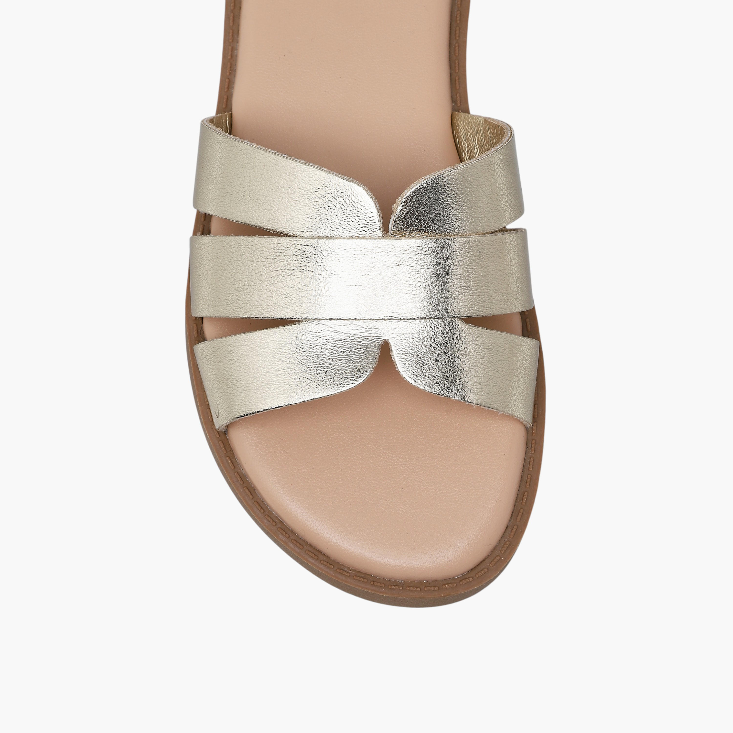 صندل مسطح سهل الارتداء للبنات من فلورا بيلا-girls-shoes-sandals-image-4