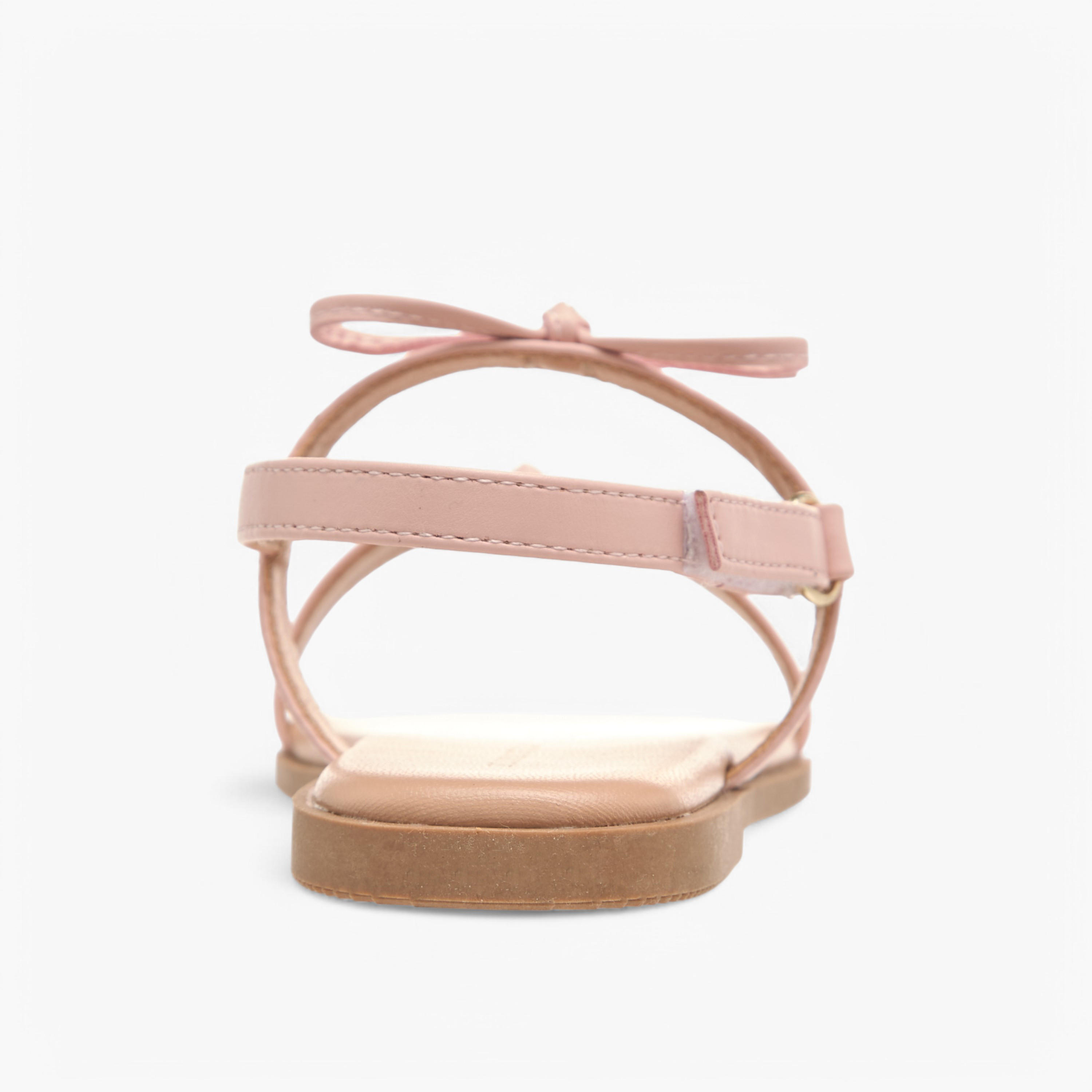 Flora Bella Bow Accent Sandals with Hook and Loop Closure-girls-shoes-sandals-image-4