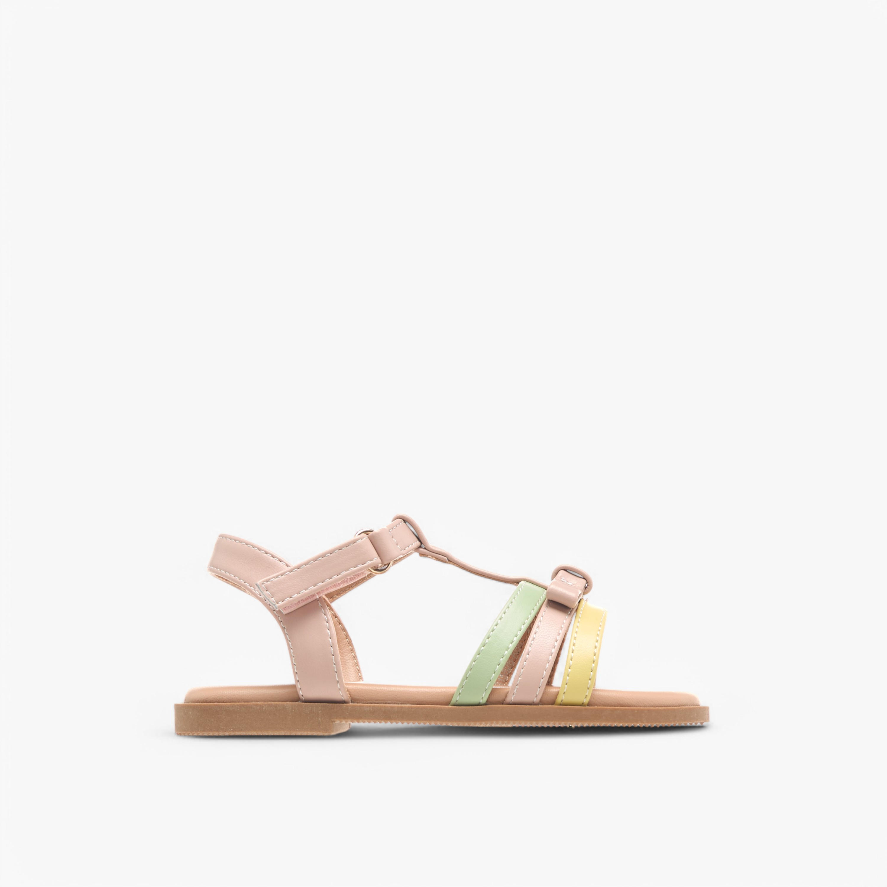 Flora Bella Bow Accent Sandals with Hook and Loop Closure-girls-shoes-sandals-image-2