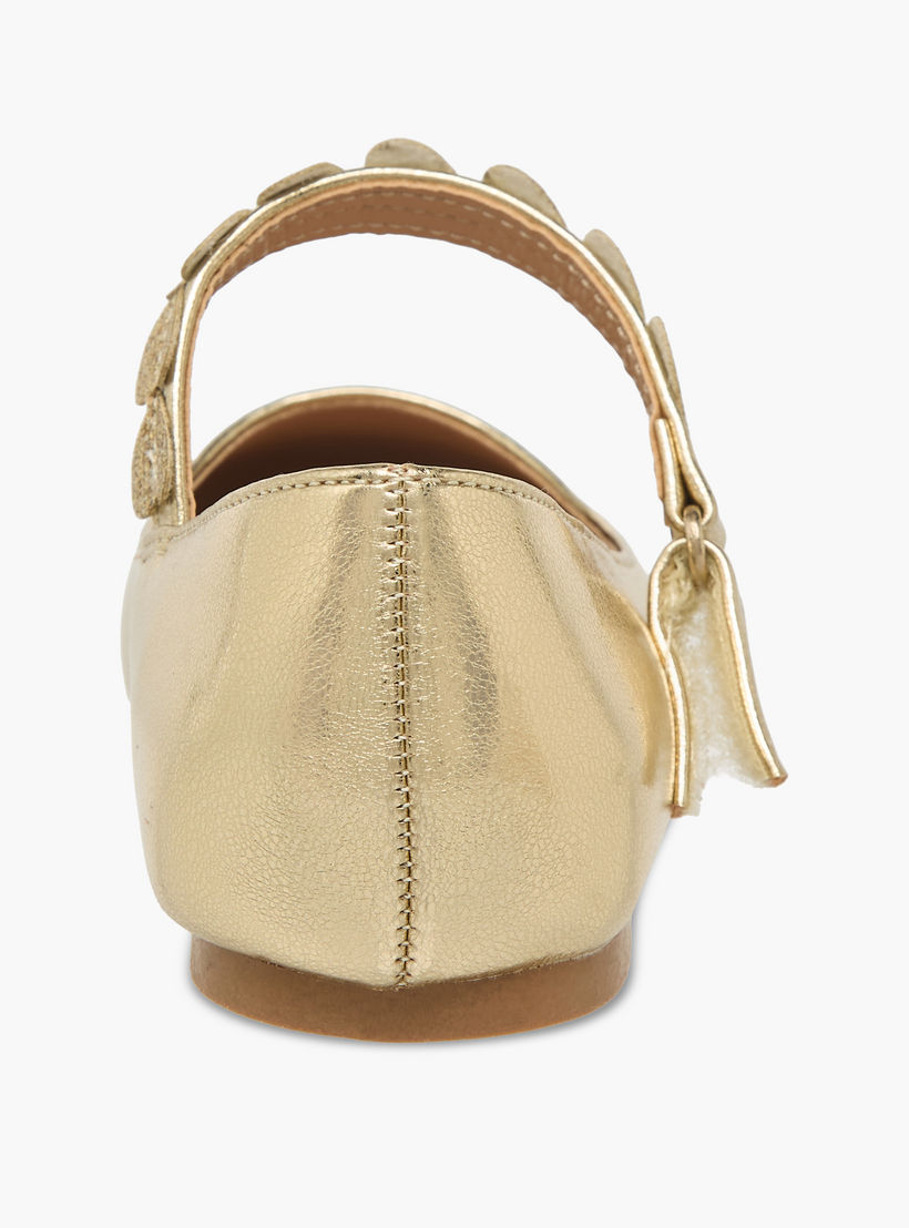حذاء باليرينا بشريط لاصق للبنات من جونيورز-girls-shoes-ballerinas-image-5