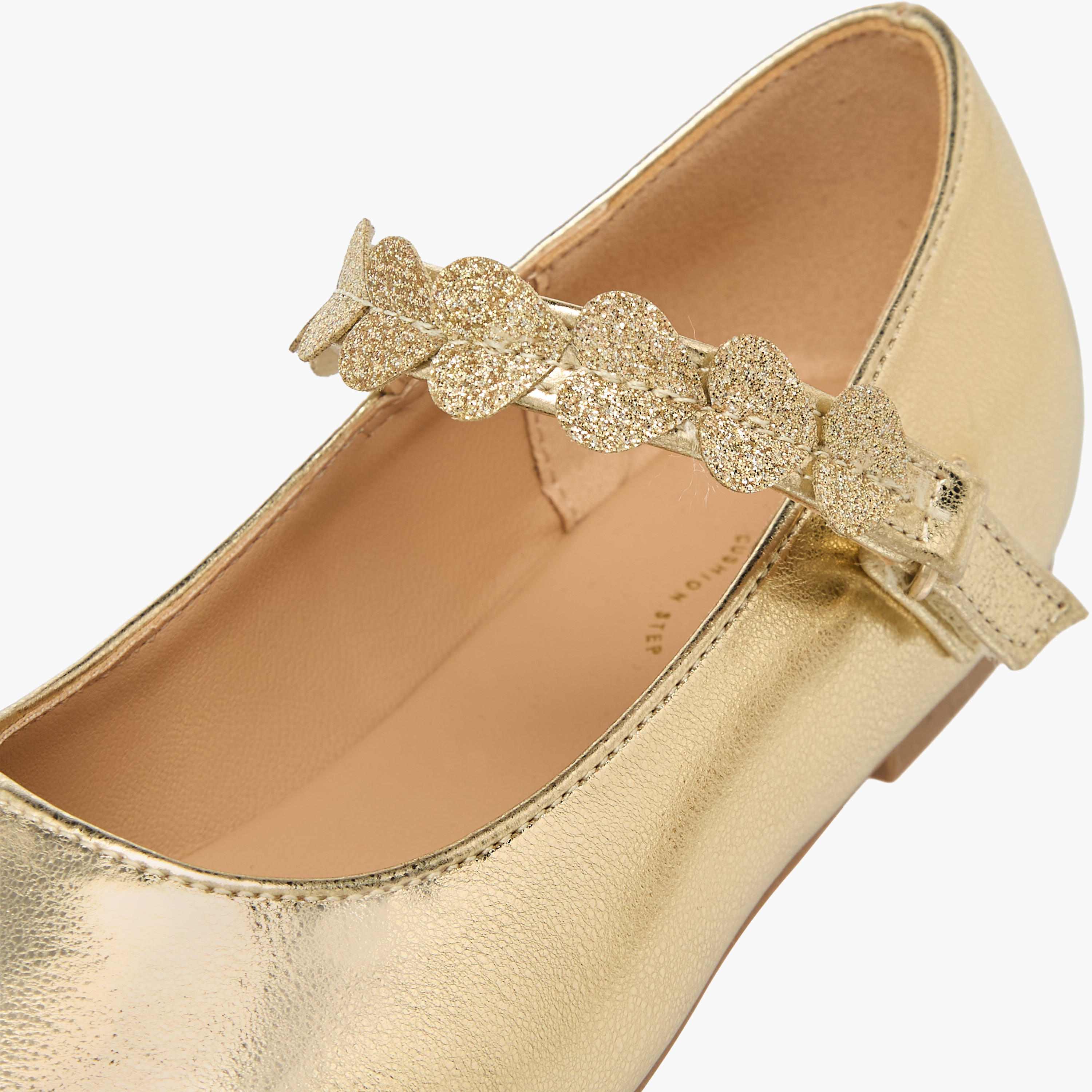 حذاء باليرينا بشريط لاصق للبنات من جونيورز-girls-shoes-ballerinas-image-6