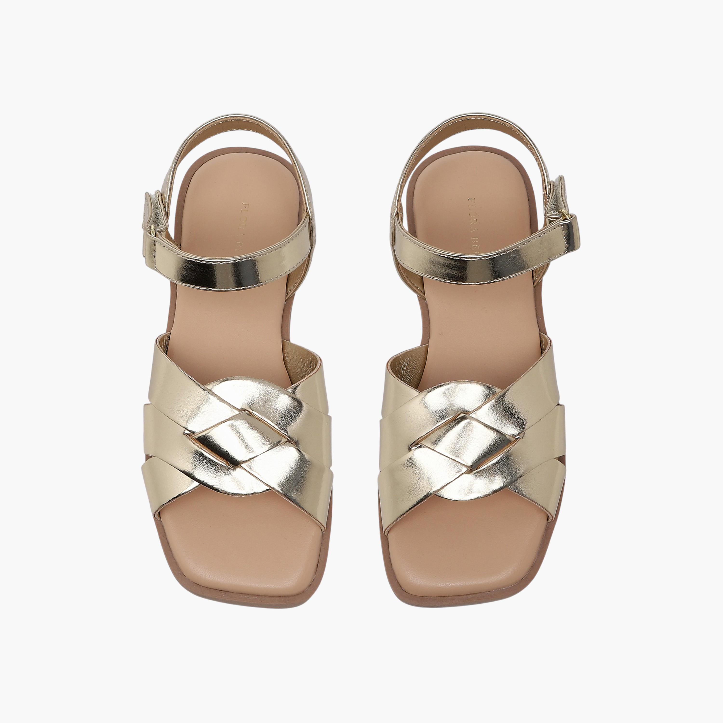 Flora Bella Girls Metallic Hook & Loop Sandals-girls-shoes-sandals-image-5