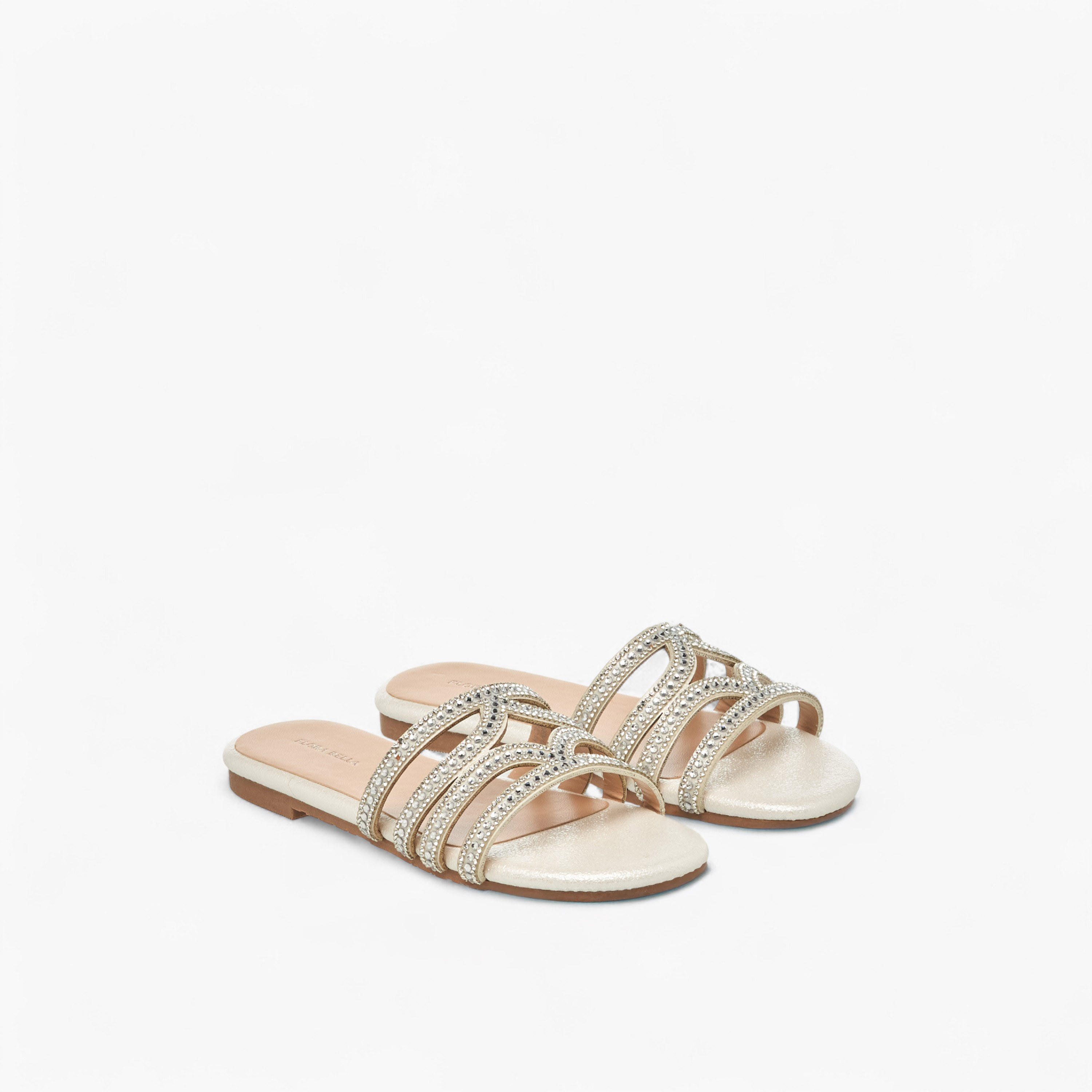 صندل مزين بالحجر للبنات من فلورا بيلا-girls-shoes-sandals-image-1