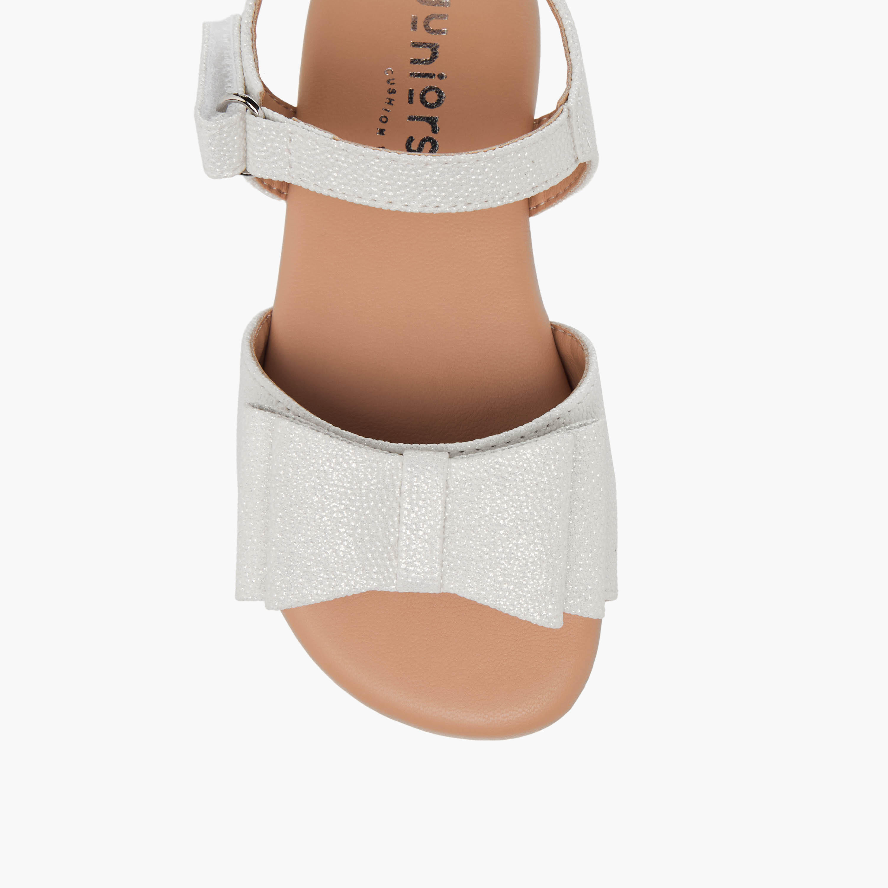 صندل بشريط إغلاق لاصق وفيونكة للبنات من جونيورز-girls-shoes-sandals-image-3