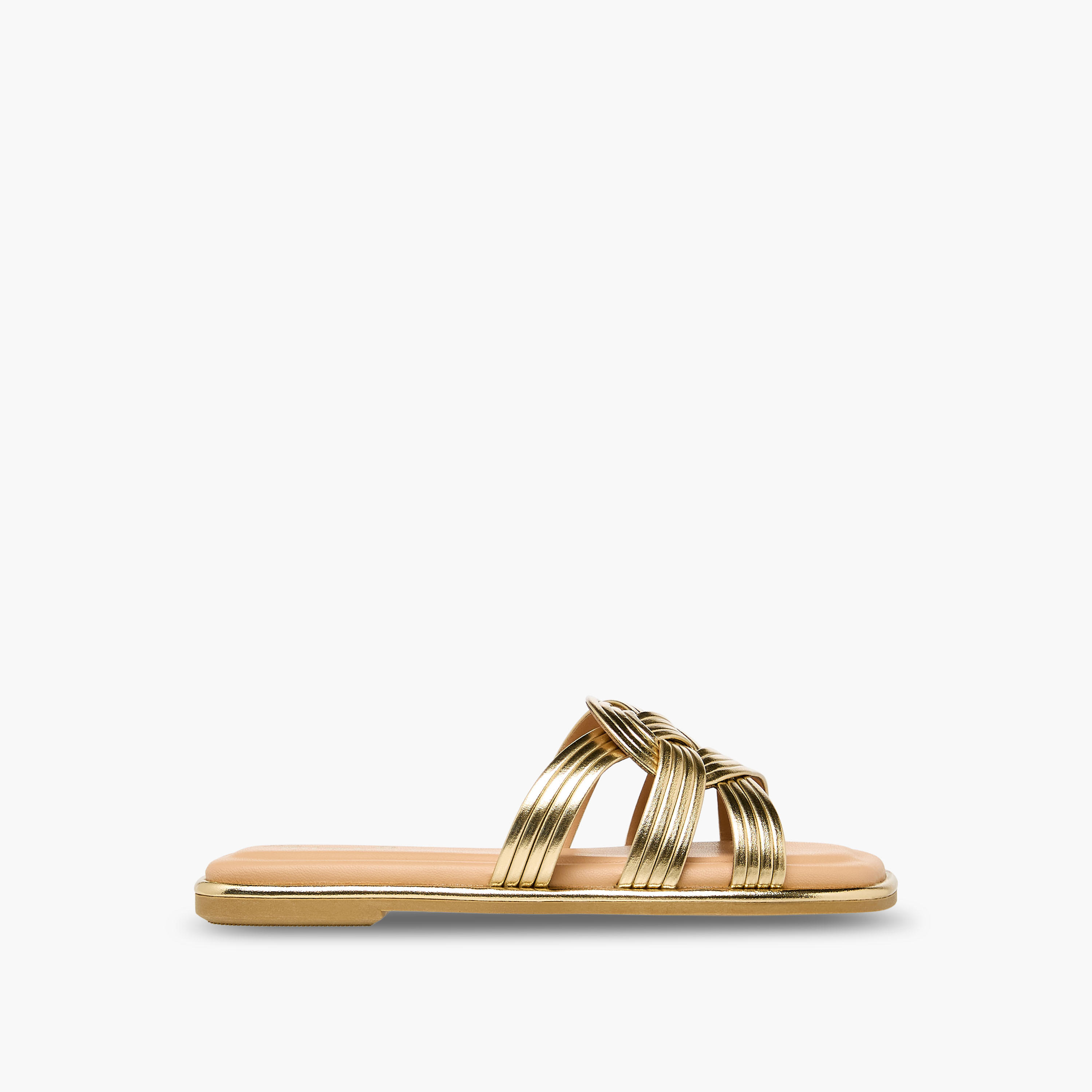 Little Missy Girls Knotted Slip-On Sandals-girls-shoes-sandals-image-3