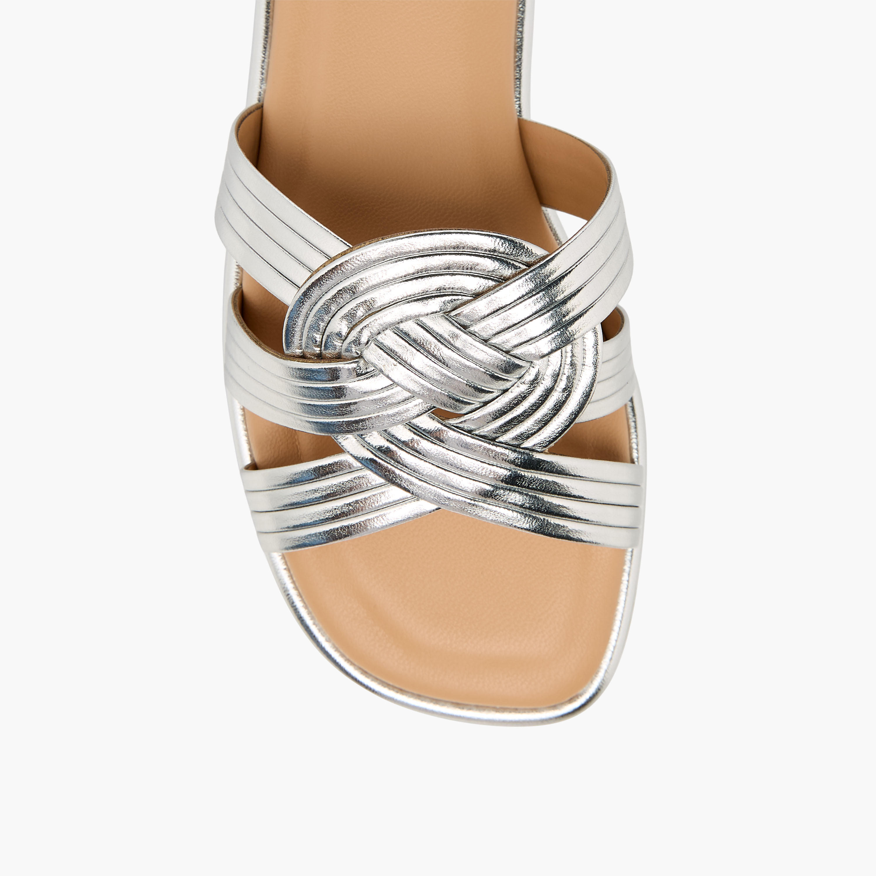 Little Missy Girls Knotted Slip-On Sandals-girls-shoes-sandals-image-4