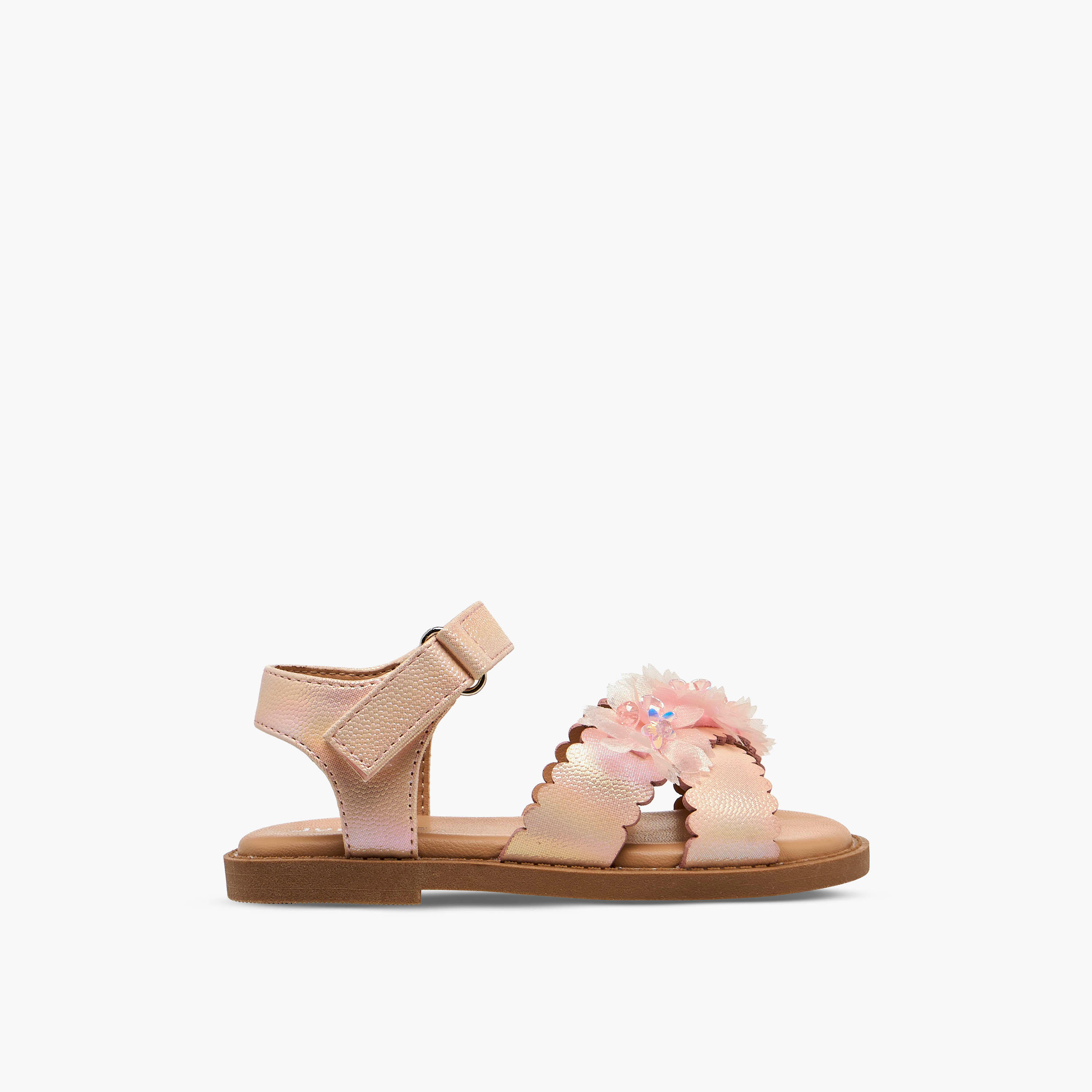 Juniors Girls Hook and Loop Sandals-girls-shoes-sandals-image-2