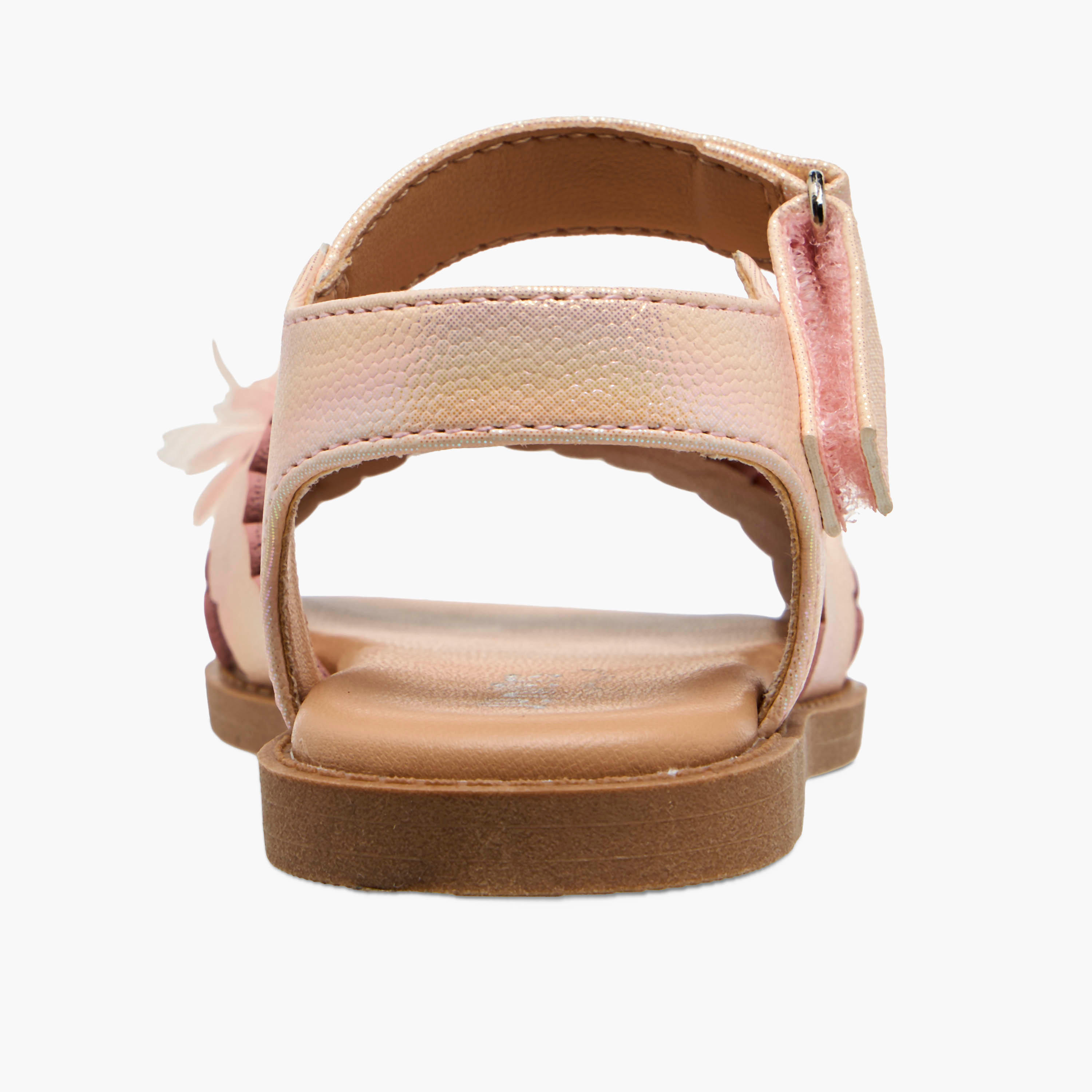 Juniors Girls Hook and Loop Sandals-girls-shoes-sandals-image-4