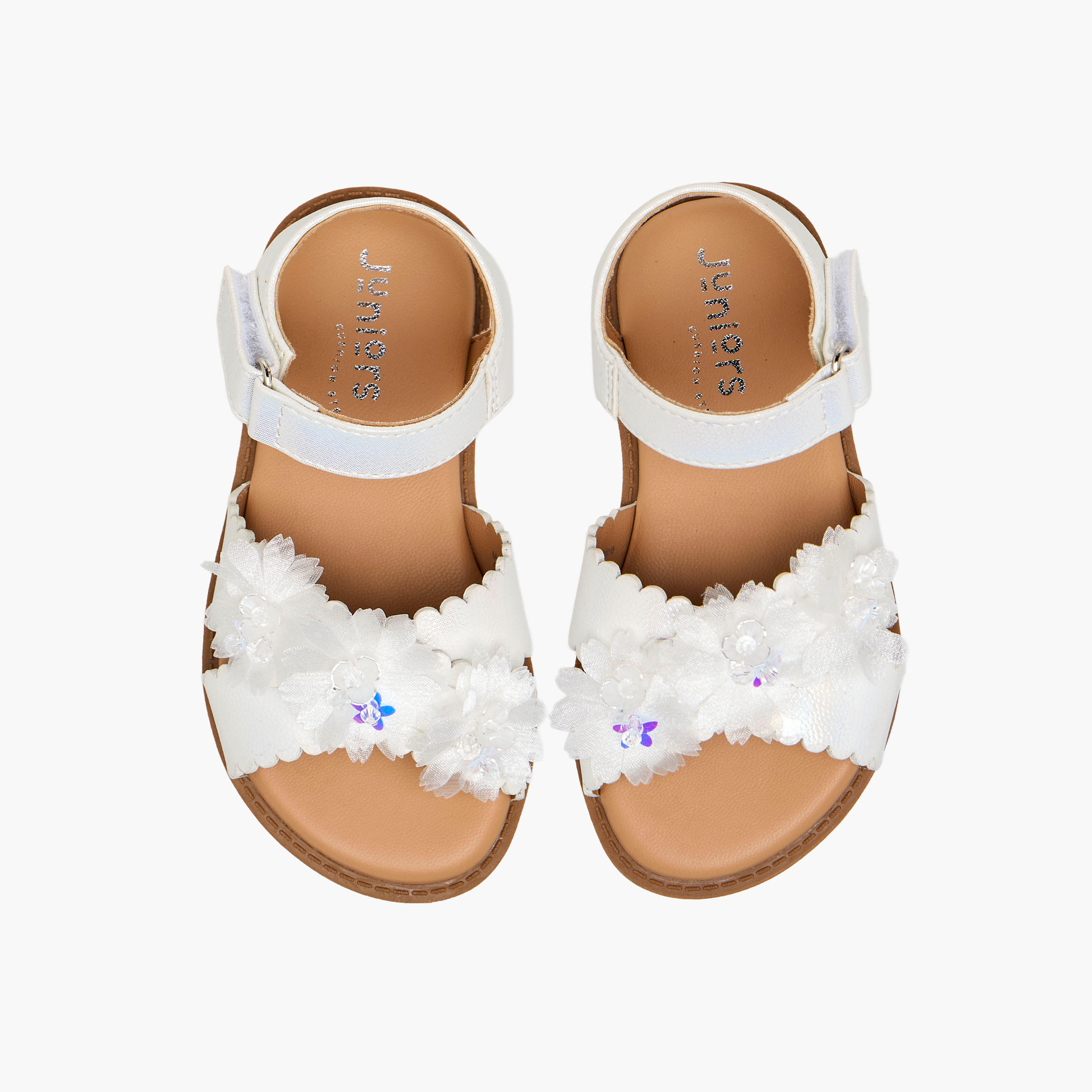 صندل بشريط إغلاق لاصق للبنات من جونيورز-girls-shoes-sandals-image-1