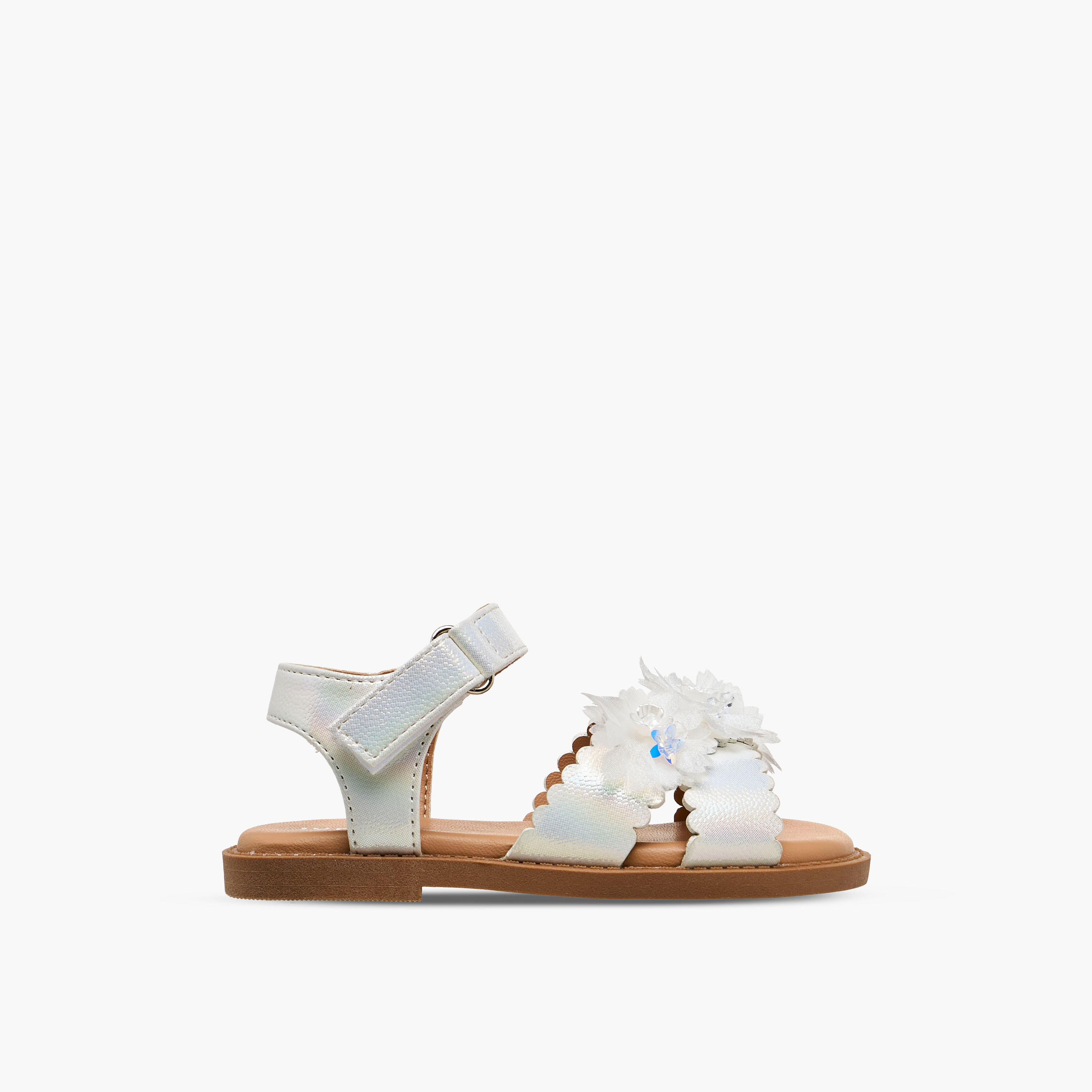 صندل بشريط إغلاق لاصق للبنات من جونيورز-girls-shoes-sandals-image-2
