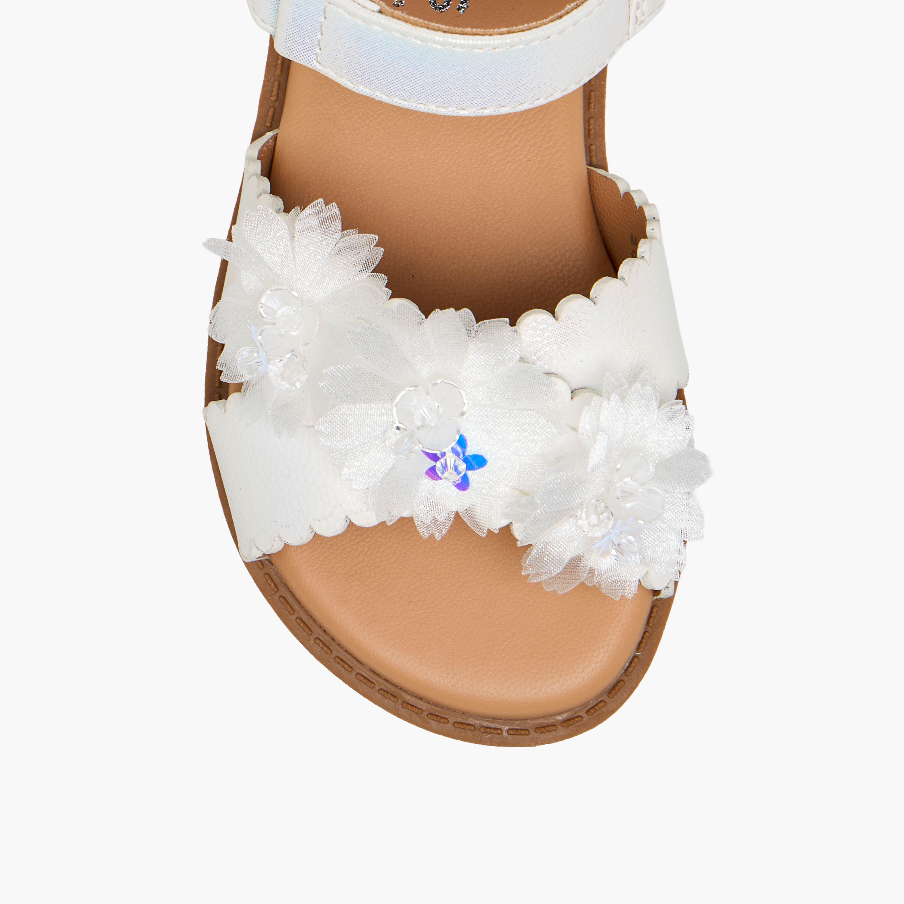 Juniors Girls Hook and Loop Sandals-girls-shoes-sandals-image-3