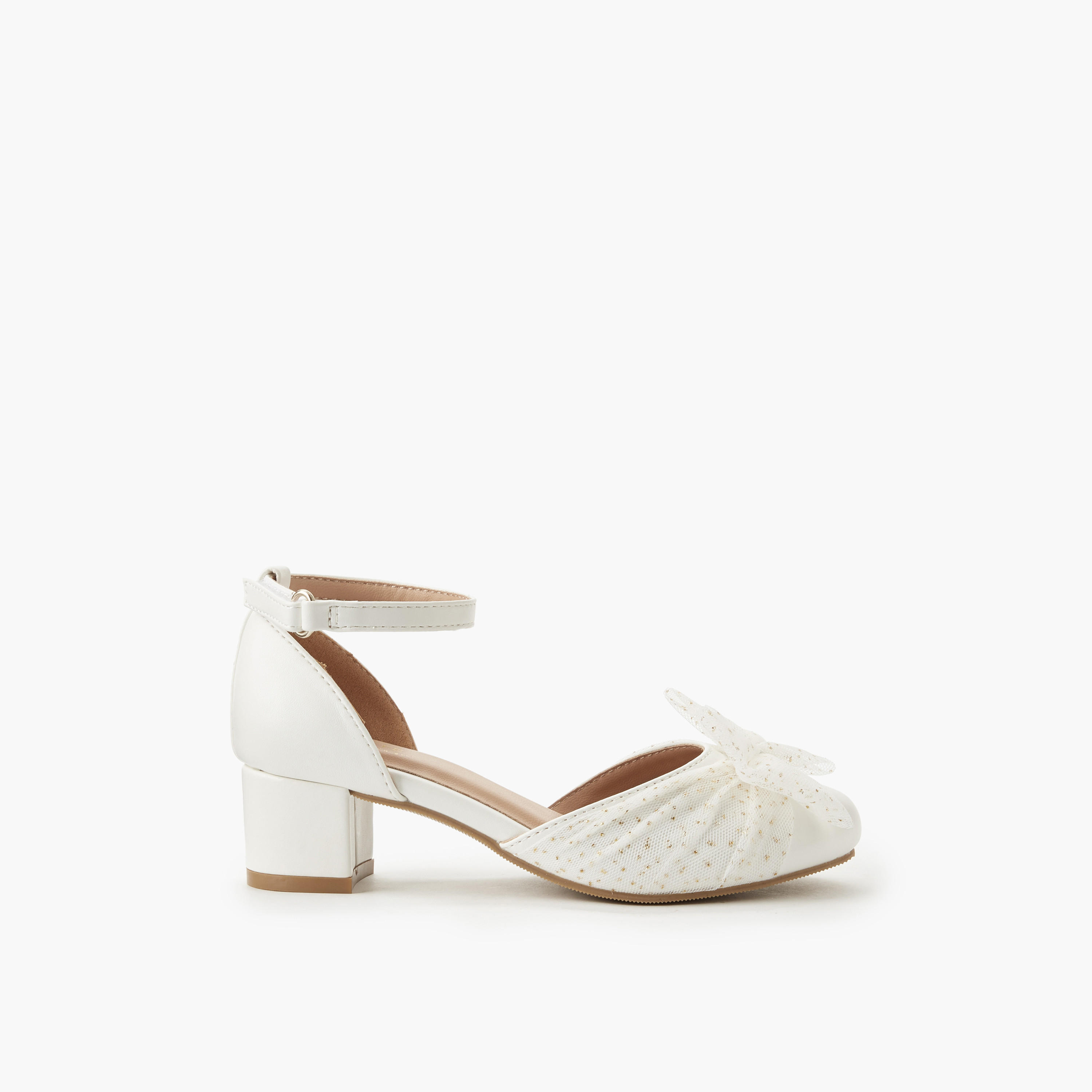 Celeste Girls Block Heel Shoes-girls-shoes-sandals-image-3