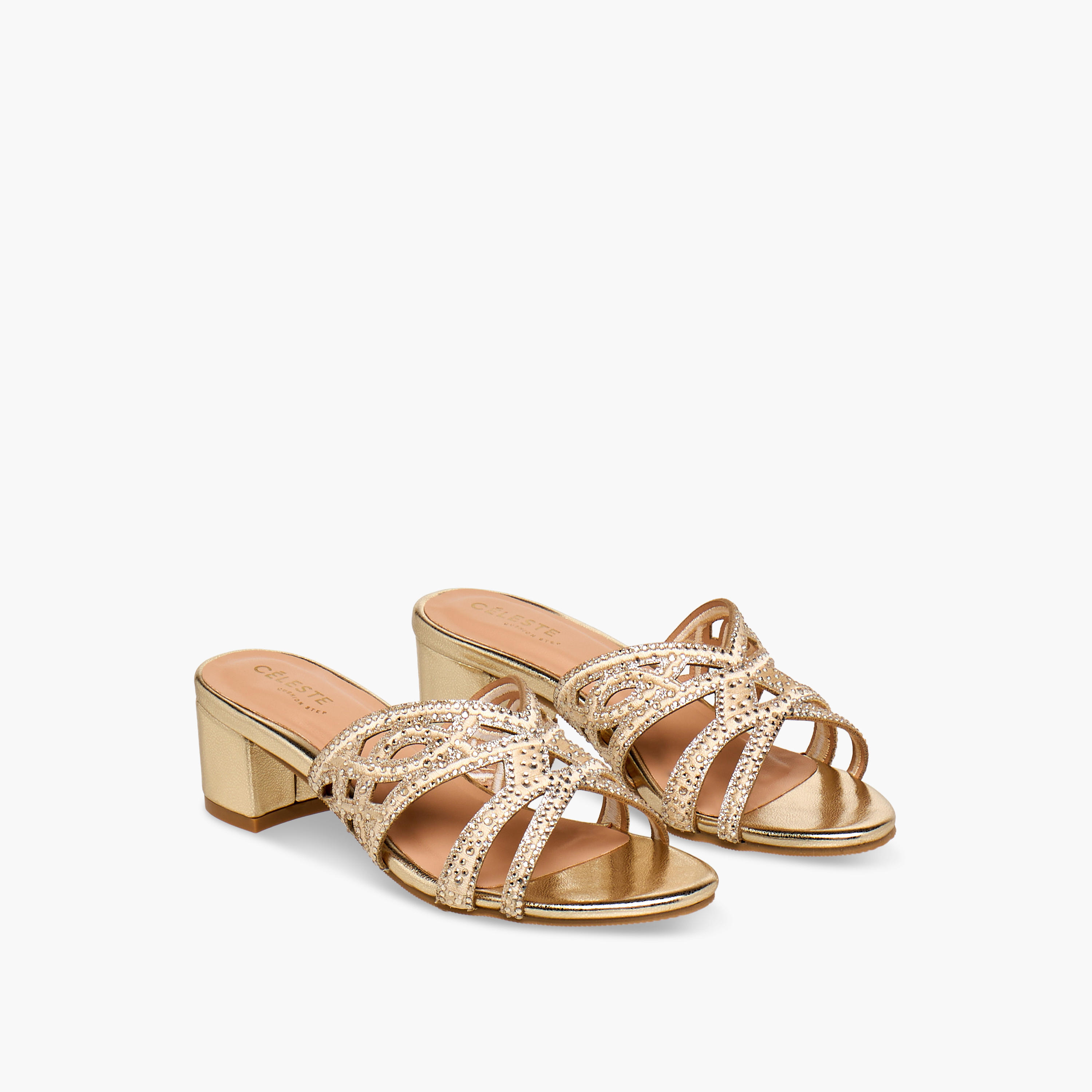 Celeste Girls Block Heel Sandals-girls-shoes-sandals-image-1