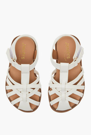 صندل بشريط إغلاق لاصق للبنات من جونيورز-girls-shoes-sandals-image-1