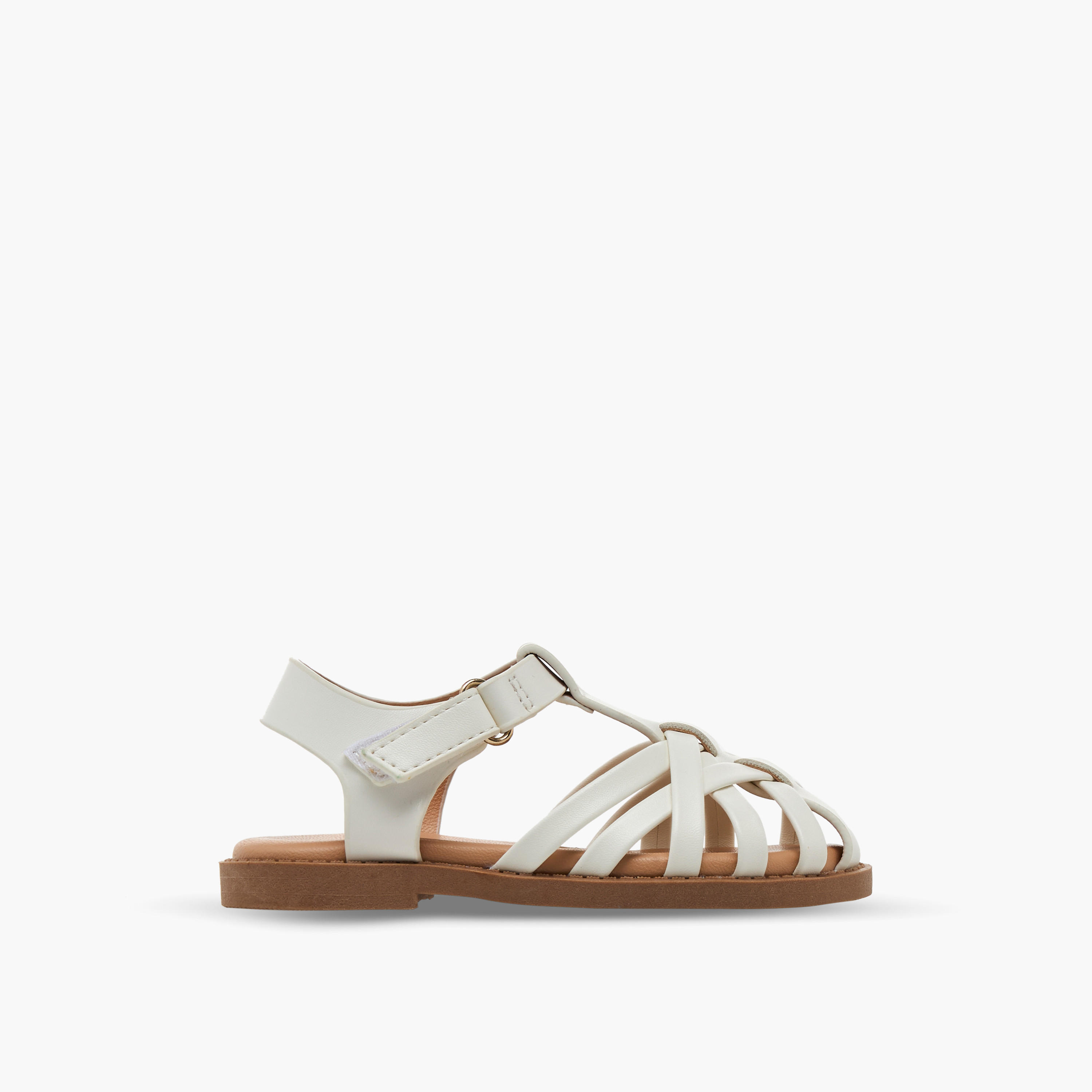 Juniors Girls Hook & Loop Sandals-girls-shoes-sandals-image-2