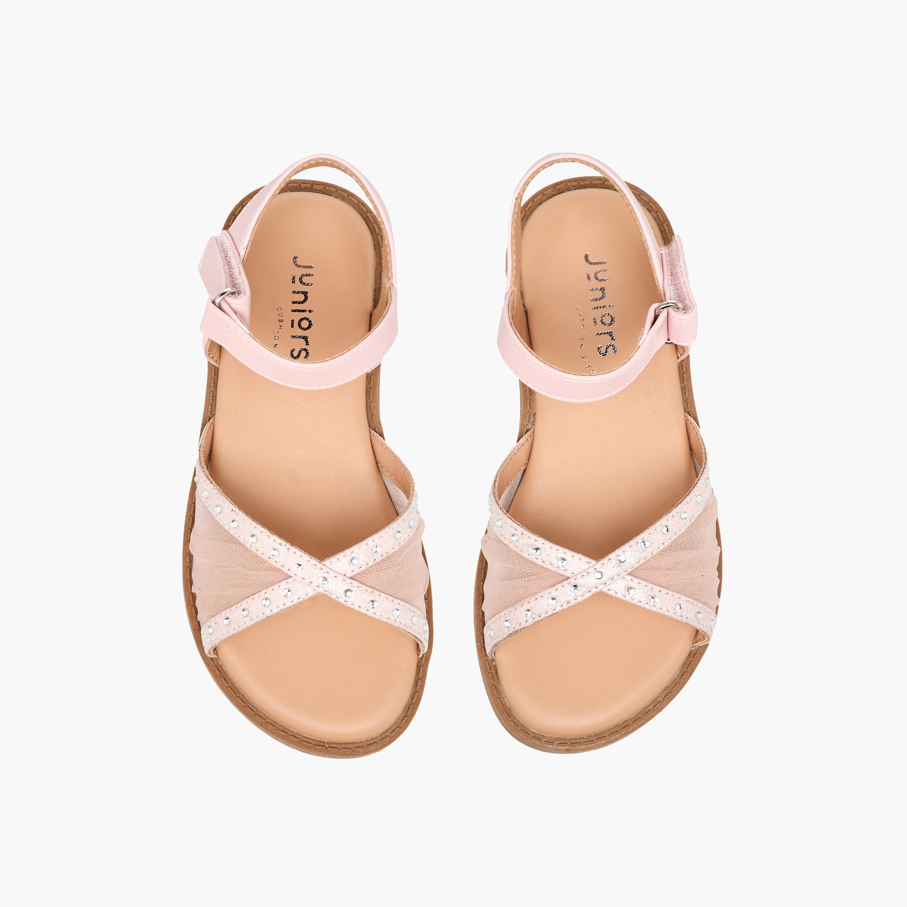 صندل بشريط إغلاق لاصق للبنات من جونيورز-girls-shoes-sandals-image-1